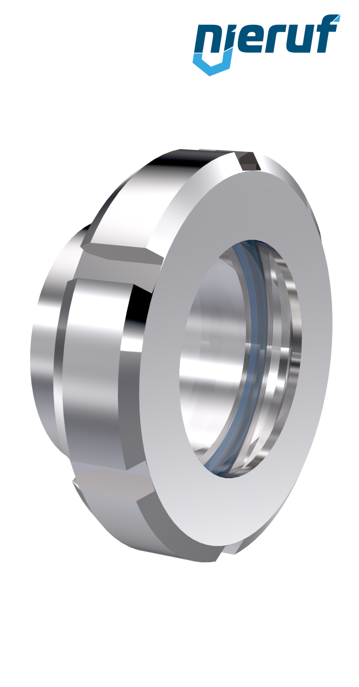 Schauglas DN32 - 1 1/4" Zoll DIN 11851 Edelstahl 1.4404 / AISI 316L