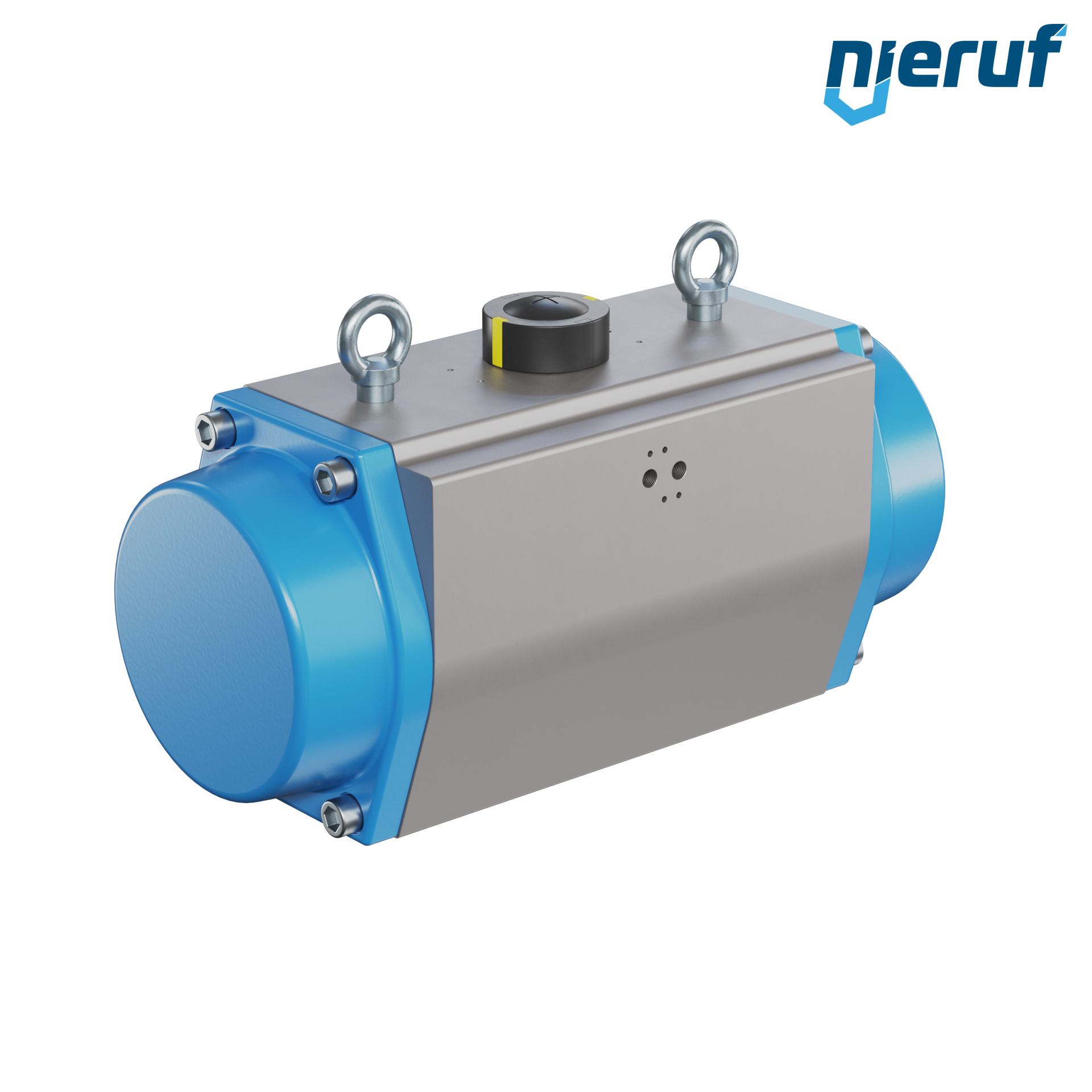 Pneumatischer Antrieb AN02 einfachwirkend, federöffnend GS-210 90° mit 12 Feder