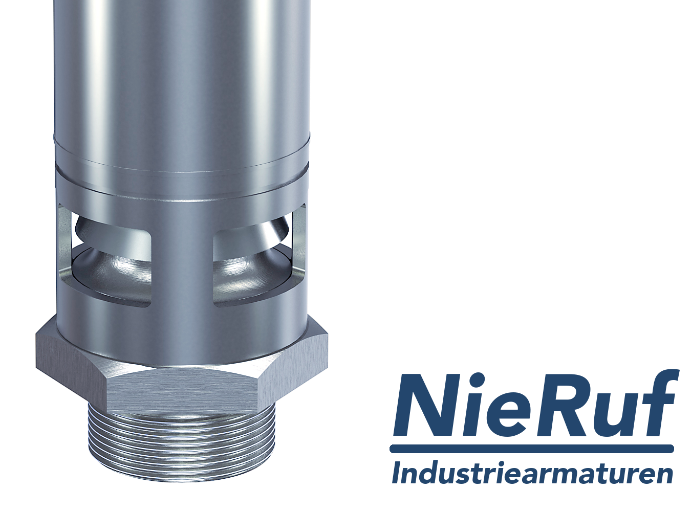 Sicherheitsventil 2" AG  x 2" IG SV09 neutrale gasförmige Medien, Edelstahl PTFE