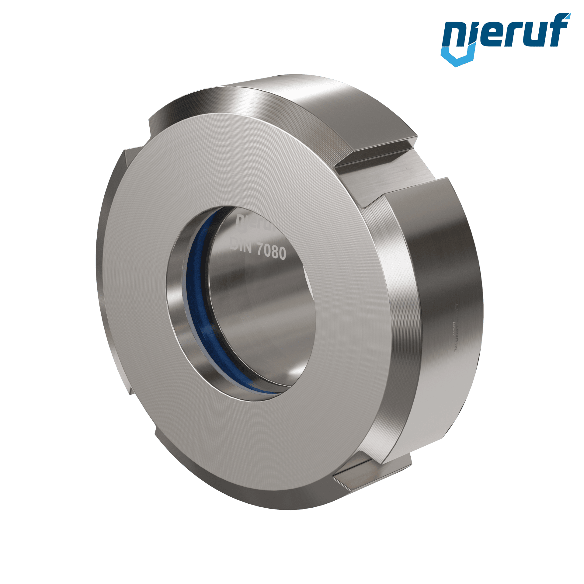 Schauglas DN32 - 1 1/4" Zoll DIN 11851 Edelstahl 1.4404 / AISI 316L