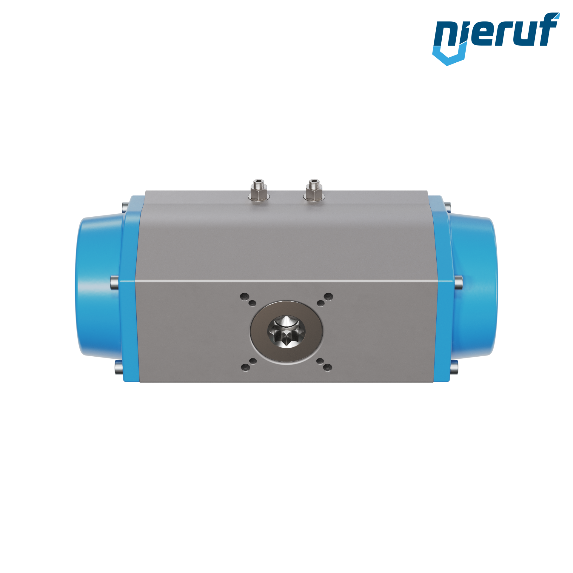 Pneumatischer Antrieb AN02 einfachwirkend, federöffnend GS-160 90° mit 7 Feder