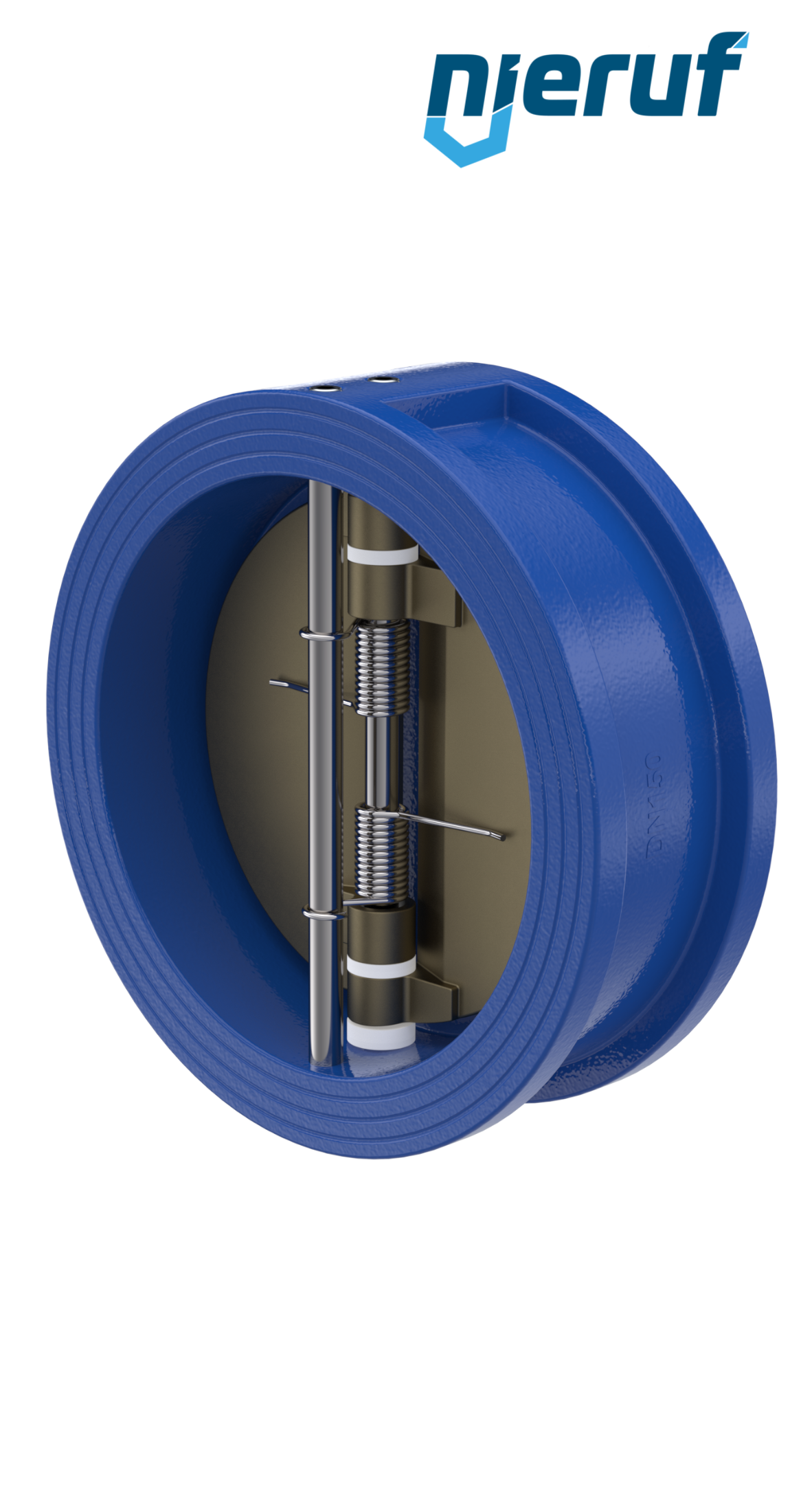 Doppelflügel-Rückschlagklappe DN150 DR04 GGG40 EPDM