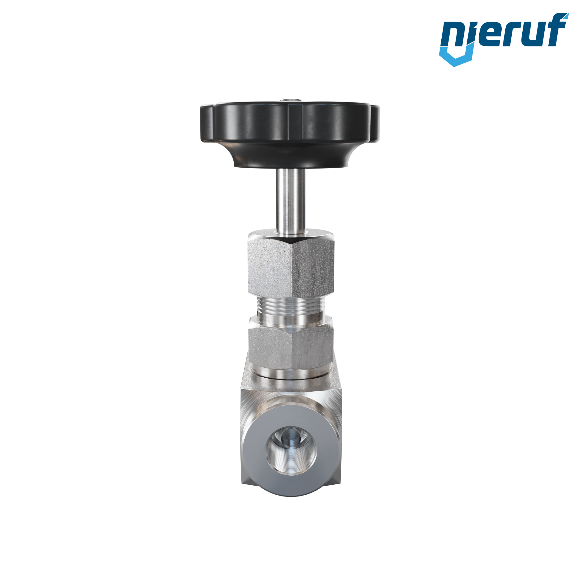 Hochdruck-Nadelventil  1/4" Zoll NV01 Edelstahl 1.4571
