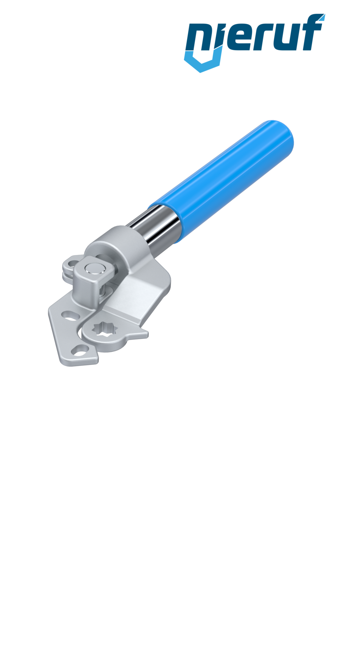 Handhebel mit Federrückstellung F04-F05 11x11 Welle Drehomement max. 20Nm