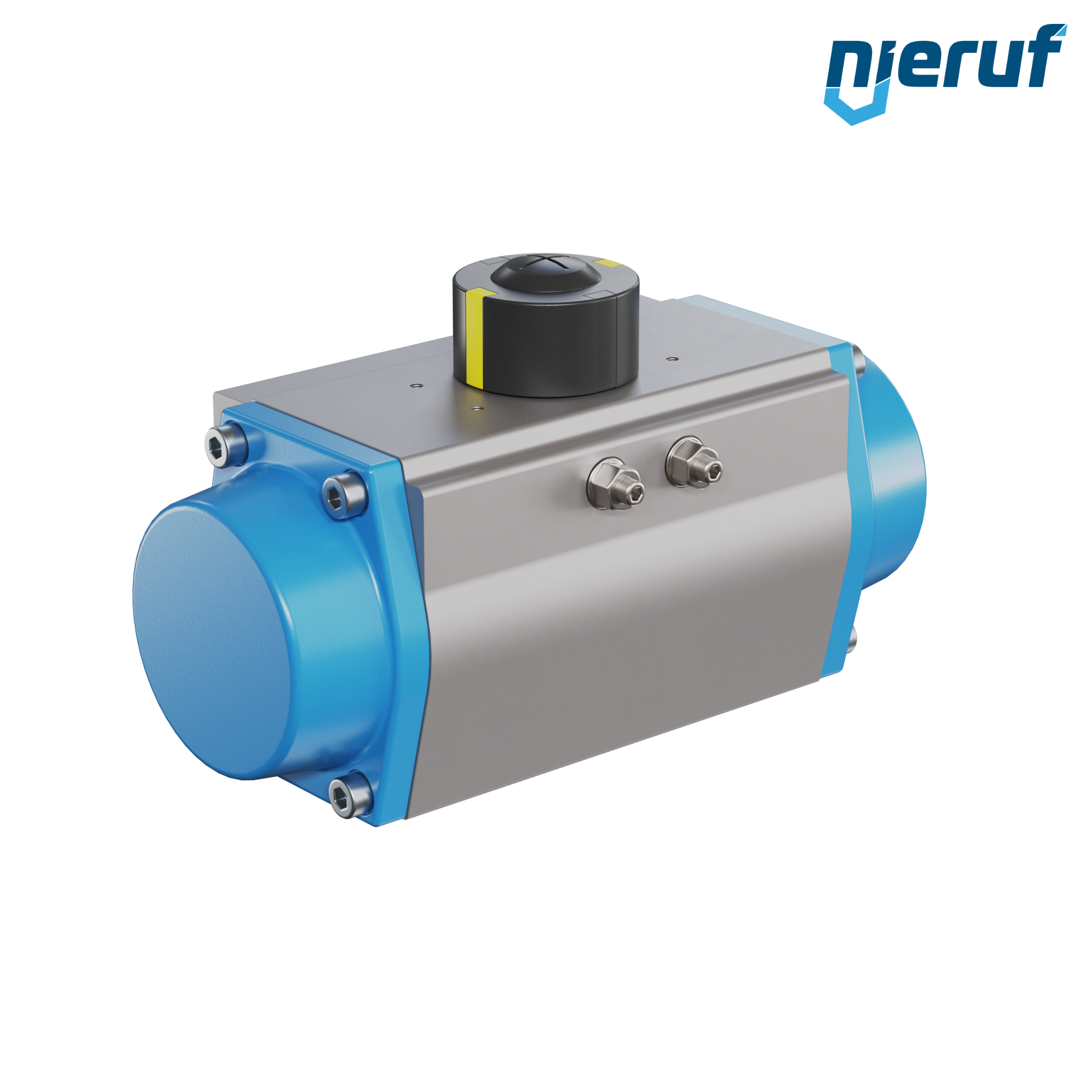 Pneumatischer Antrieb AN02 einfachwirkend, federöffnend GS-092 90° mit 8 Feder