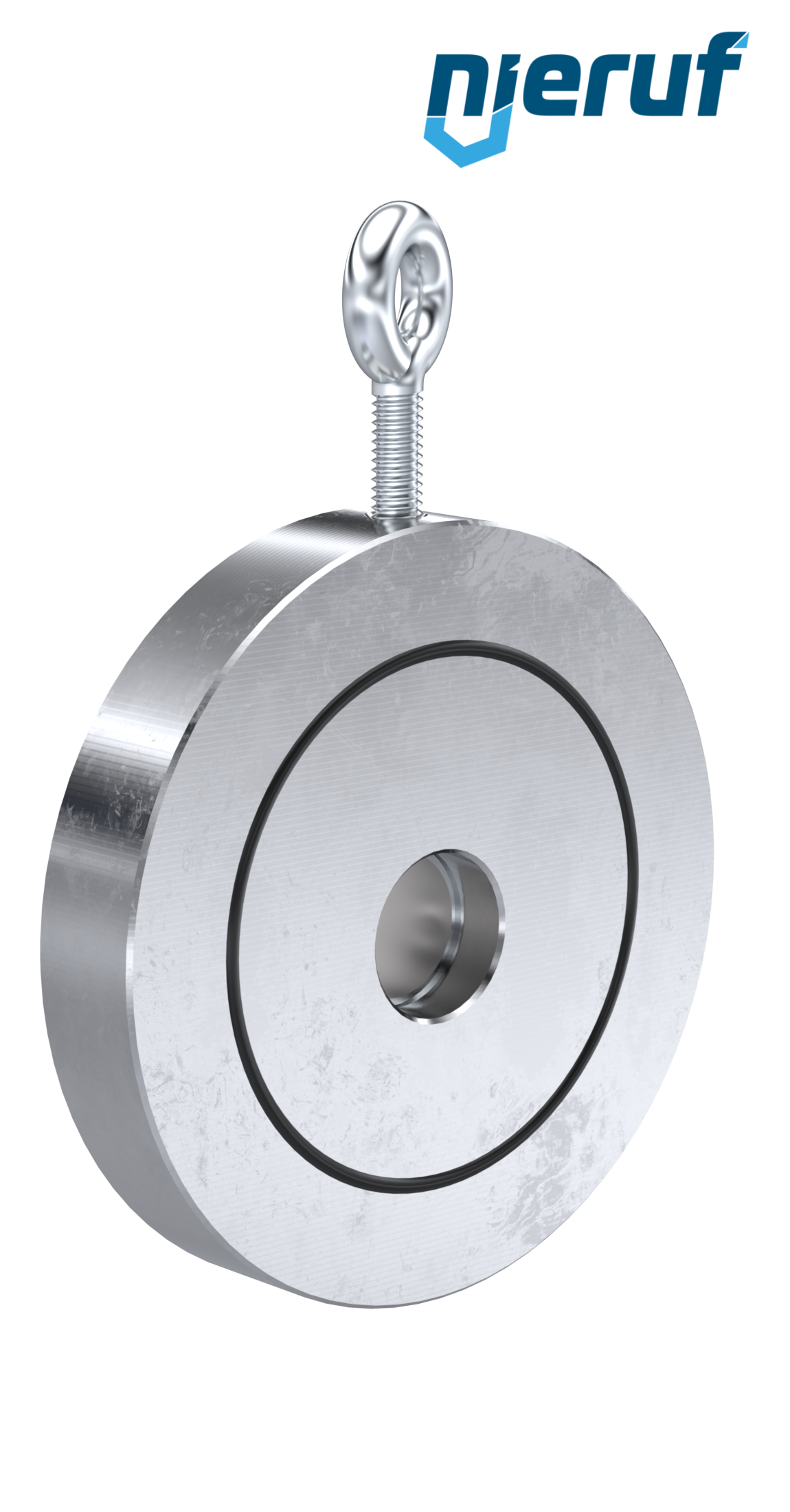Zwischenflansch-Rückschlagklappe DN32 ZR01 Stahl 1.0460, verzinkt FKM (Viton)