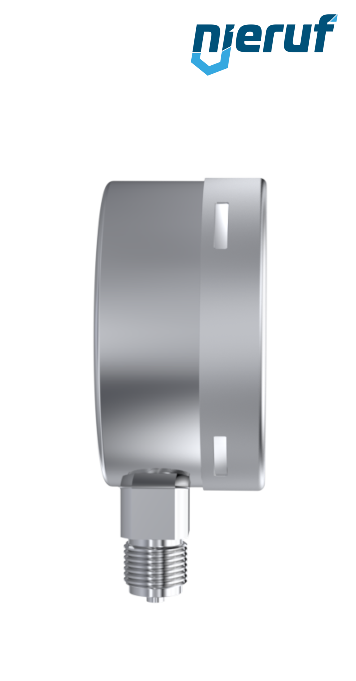 Manometer G 1/2" radial 100 mm Edelstahl MM07 0 - 6,0 bar mit Glyzerinfüllung