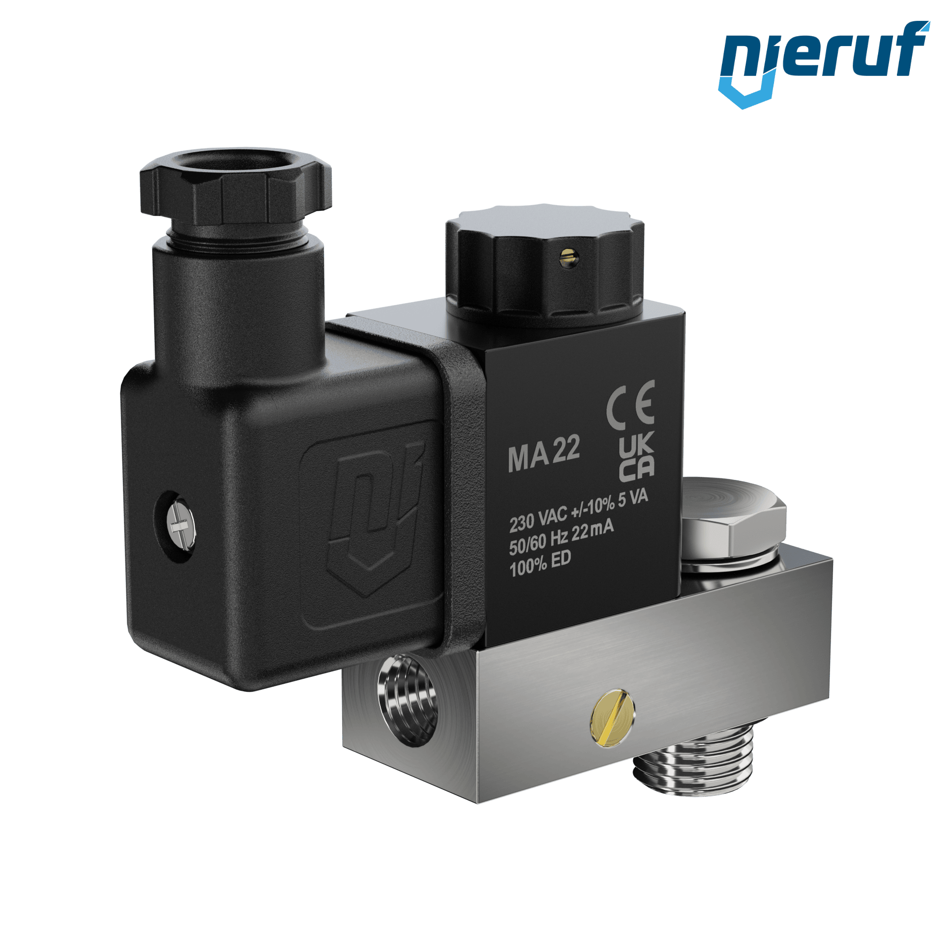 Pilotventil Eingang: G 1/8" Zoll 230V AC KV06