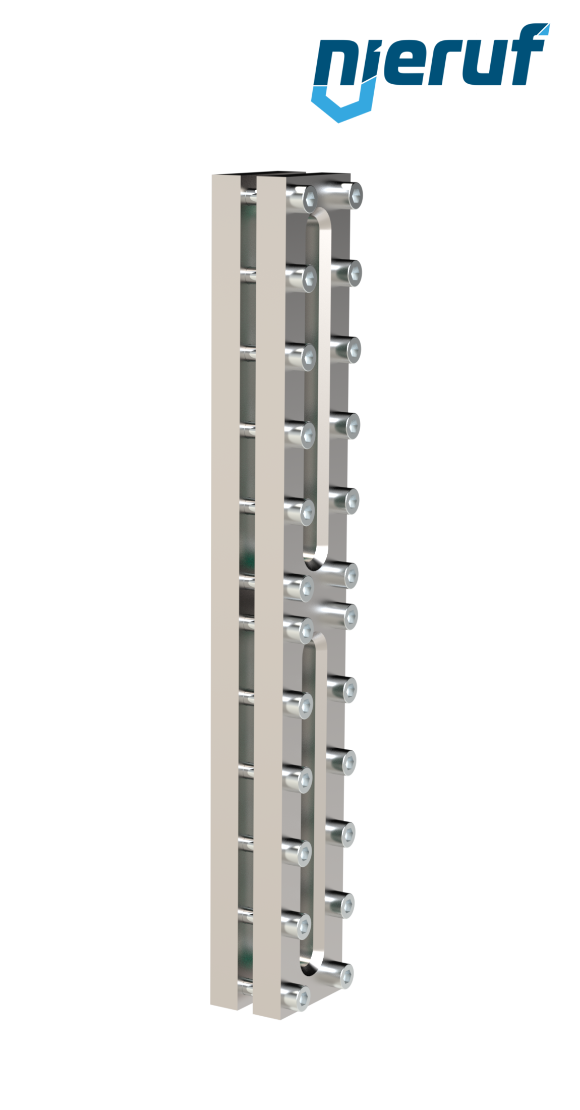 Behälter-Schauglas L=500mm  BS03 Edelstahl 1.4571 Borosilikatglas, Reflex 16bar