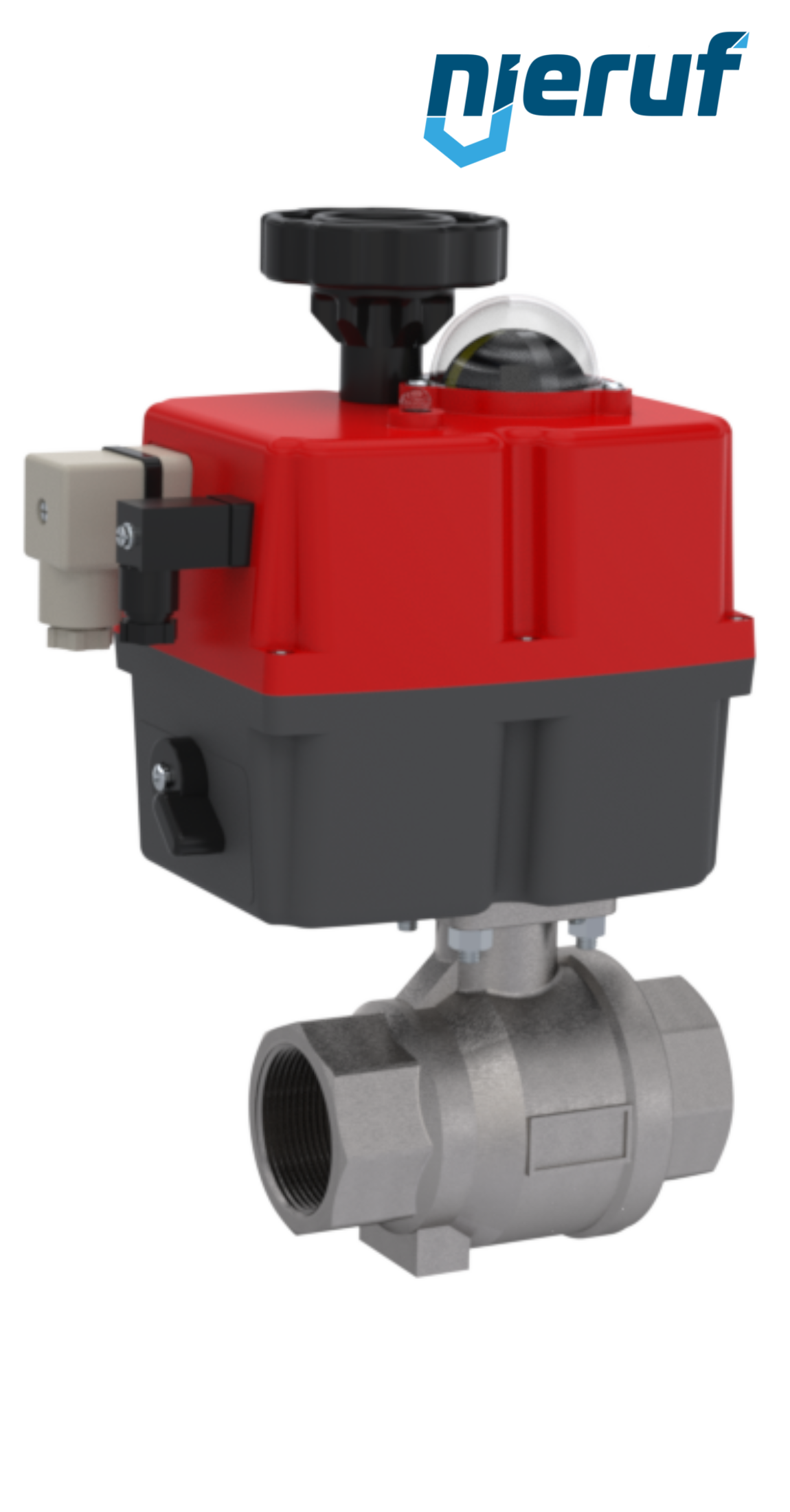 valvola a sfera DN40 - 1 1/2" pollici acciaio inossidabile elettrica 24V EK02