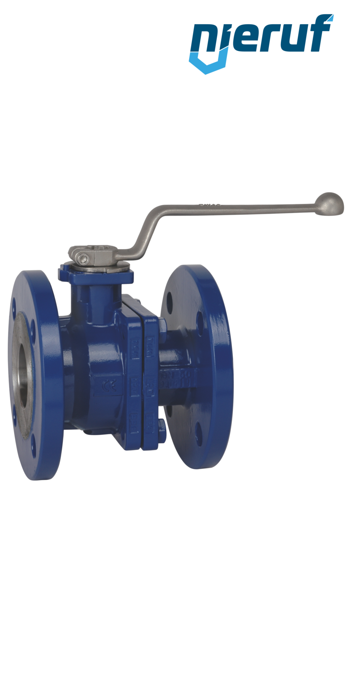 Hochtemperatur-Flanschkugelhahn FK12 DN25 PEEK Dichtung