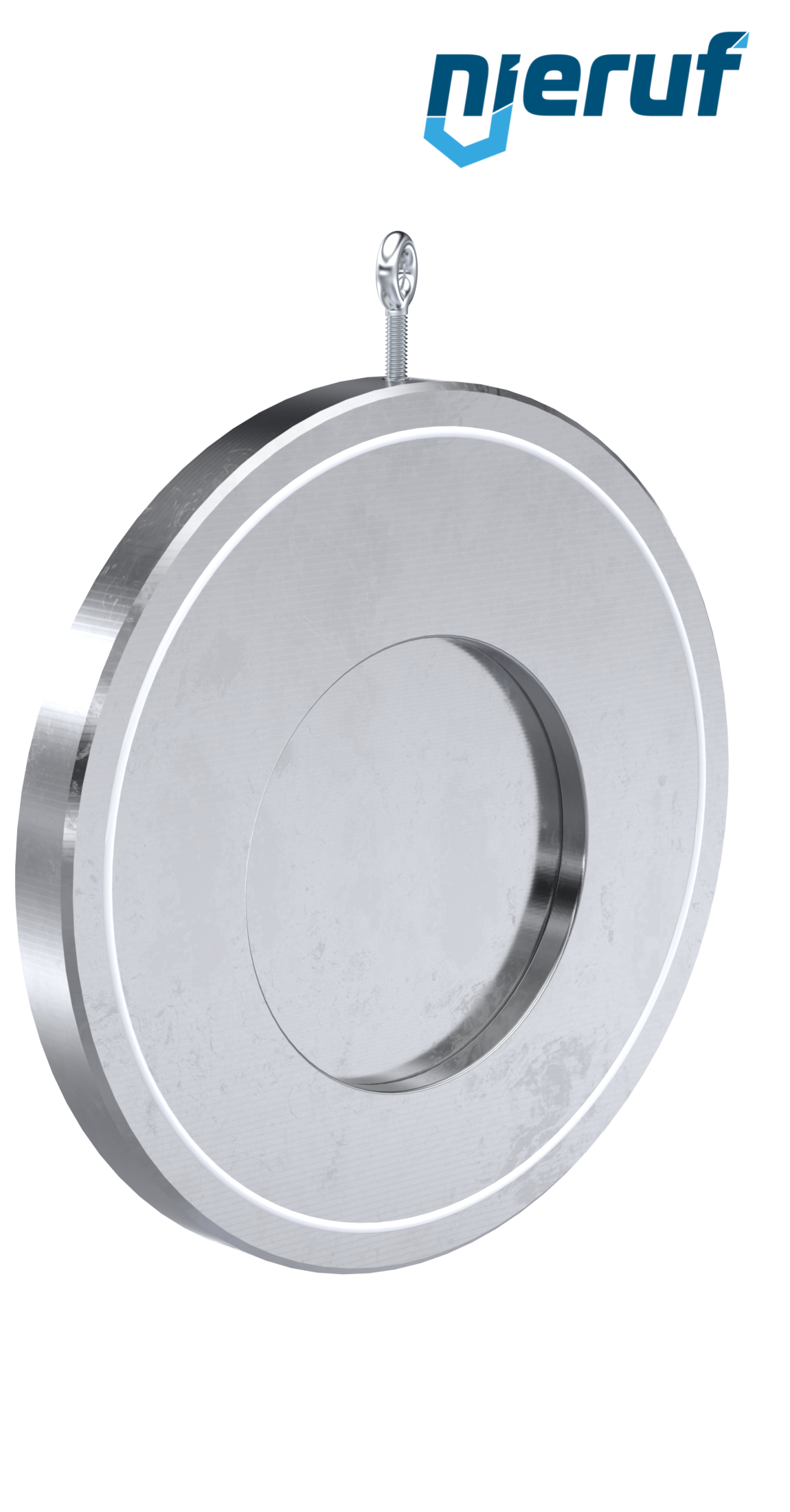 Zwischenflansch-Rückschlagklappe DN150 ZR02 ANSI 150 Edelstahl 1.4408 PTFE