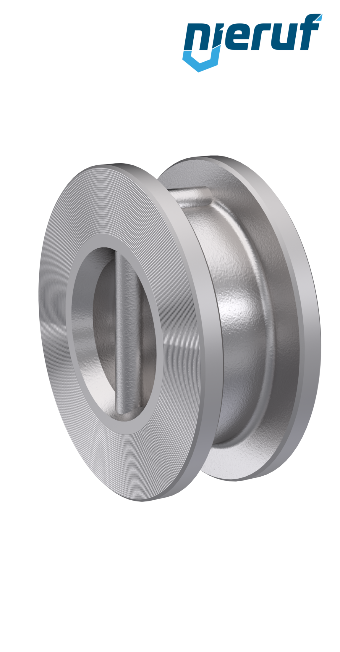 Doppelflügel-Rückschlagklappe DN300 DR03 Edelstahl 1.4408 Metall