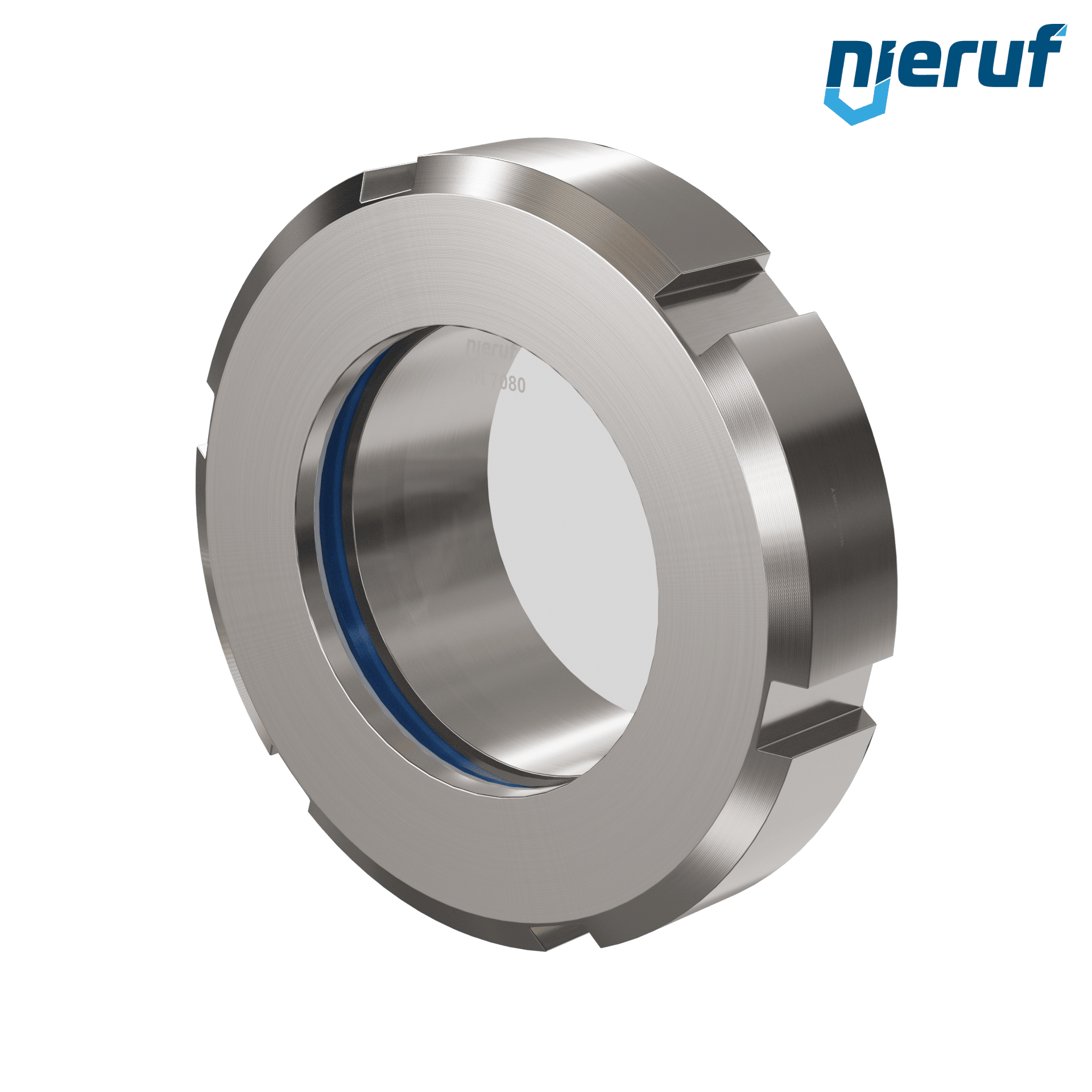 Schauglas DN65 - 2 1/2" Zoll DIN 11851 Edelstahl 1.4404 / AISI 316L