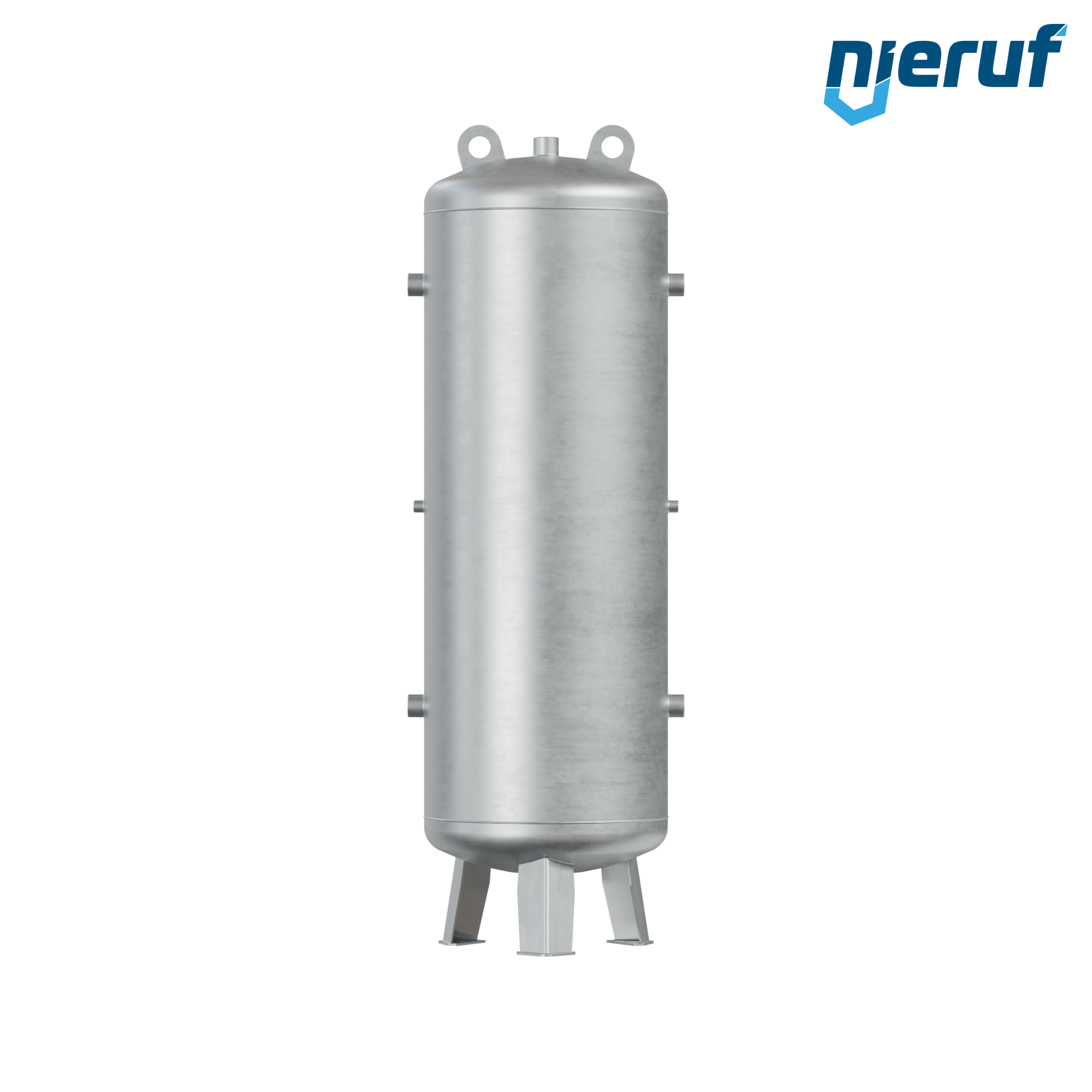 Druckbehälter stehend BE01 350 Liter, 0-16 bar, Stahl feuerverzinkt