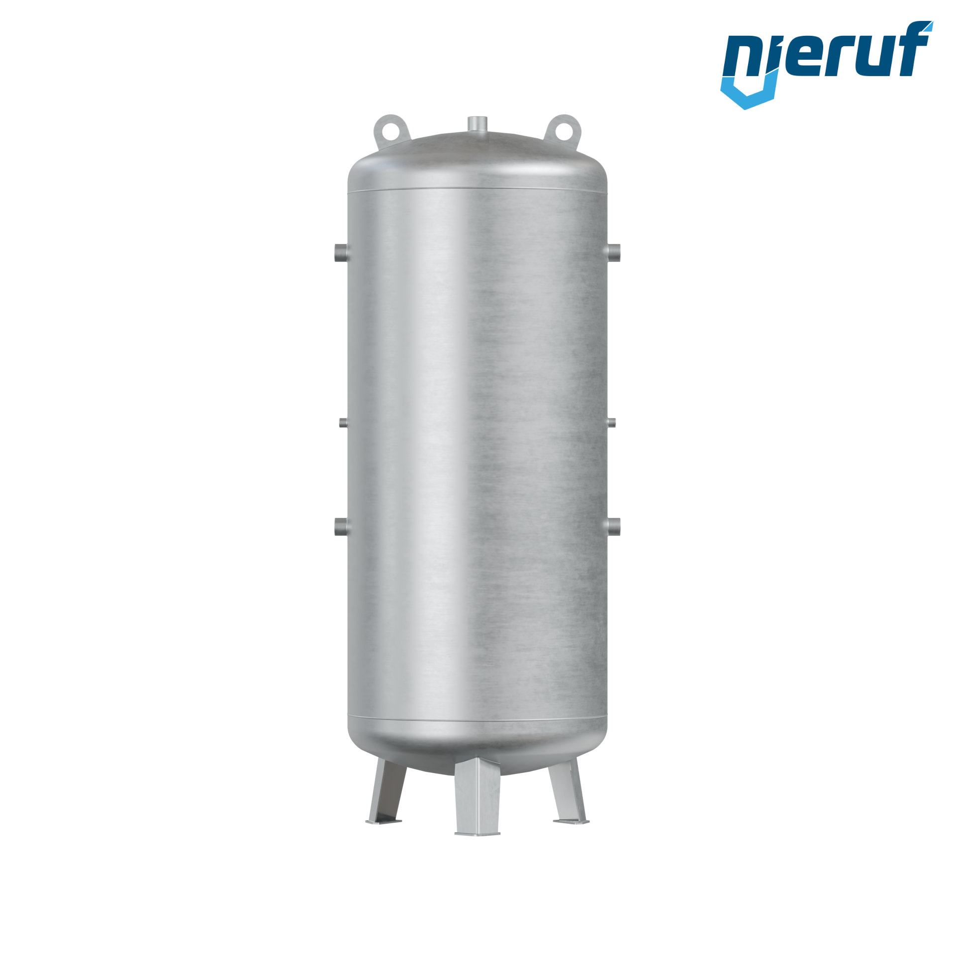 Druckbehälter stehend BE01 750 Liter, 0-16 bar, Stahl feuerverzinkt