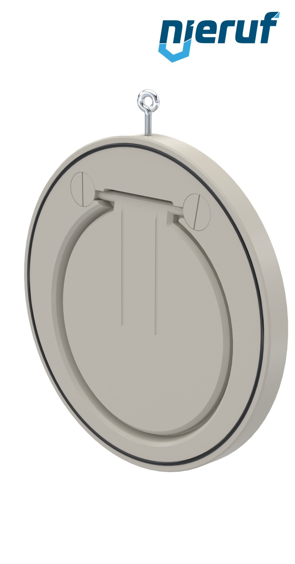 Zwischenflansch-Rückschlagklappe DN300 ZR06 Kunststoff PP-H EPDM
