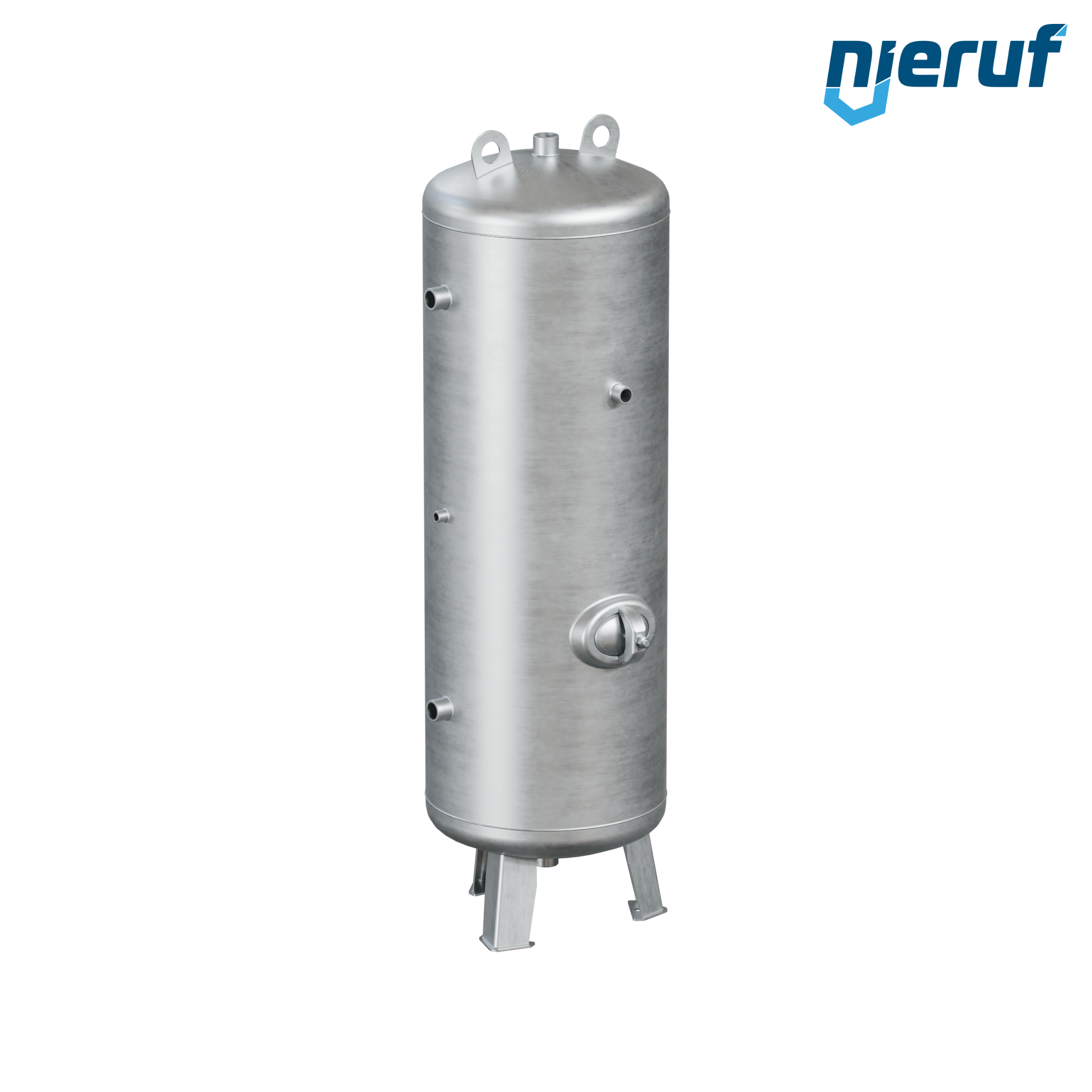 Druckbehälter stehend BE01 350 Liter, 0-16 bar, Stahl feuerverzinkt