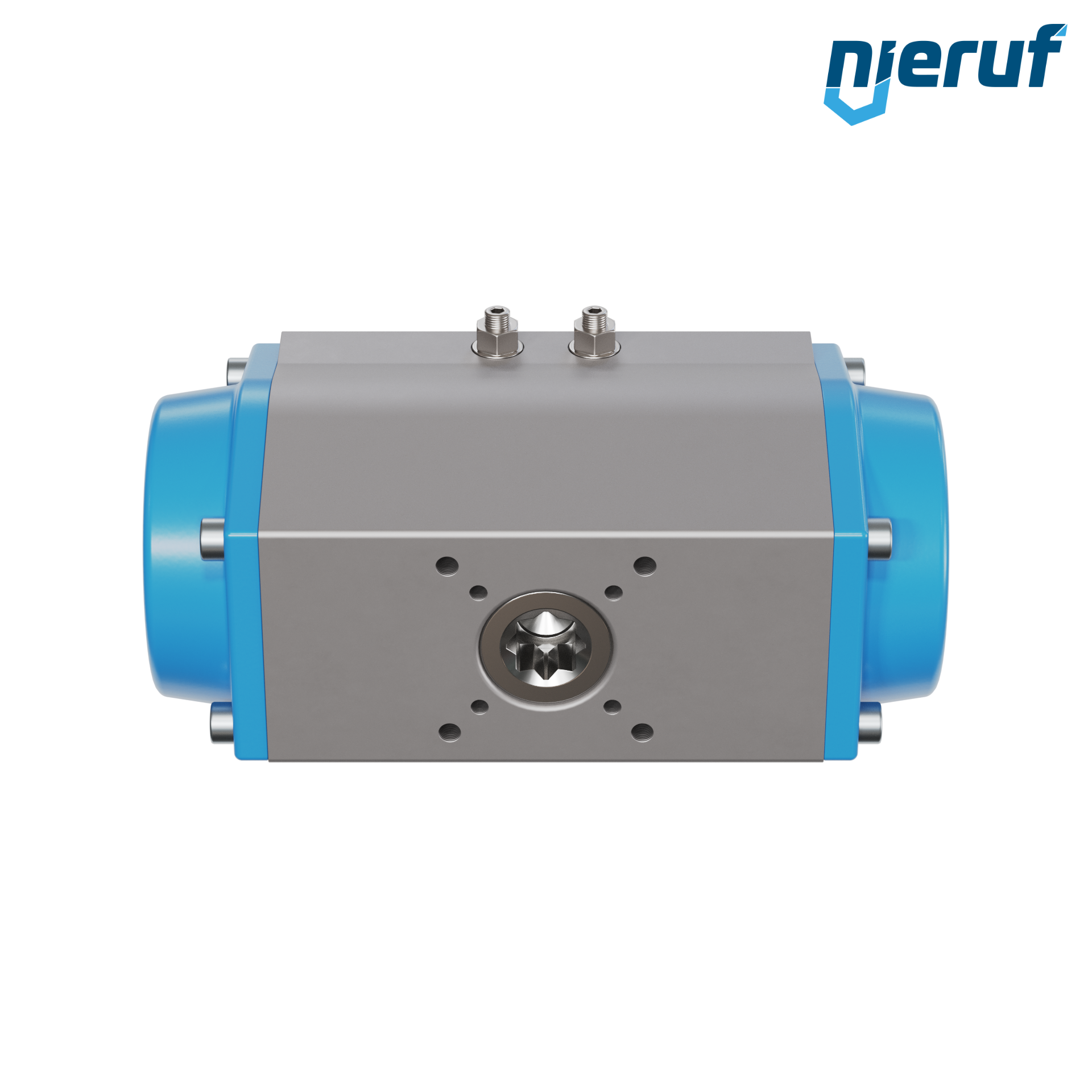 Pneumatischer Antrieb AN02 einfachwirkend, federöffnend GS-125 90° mit 7 Feder