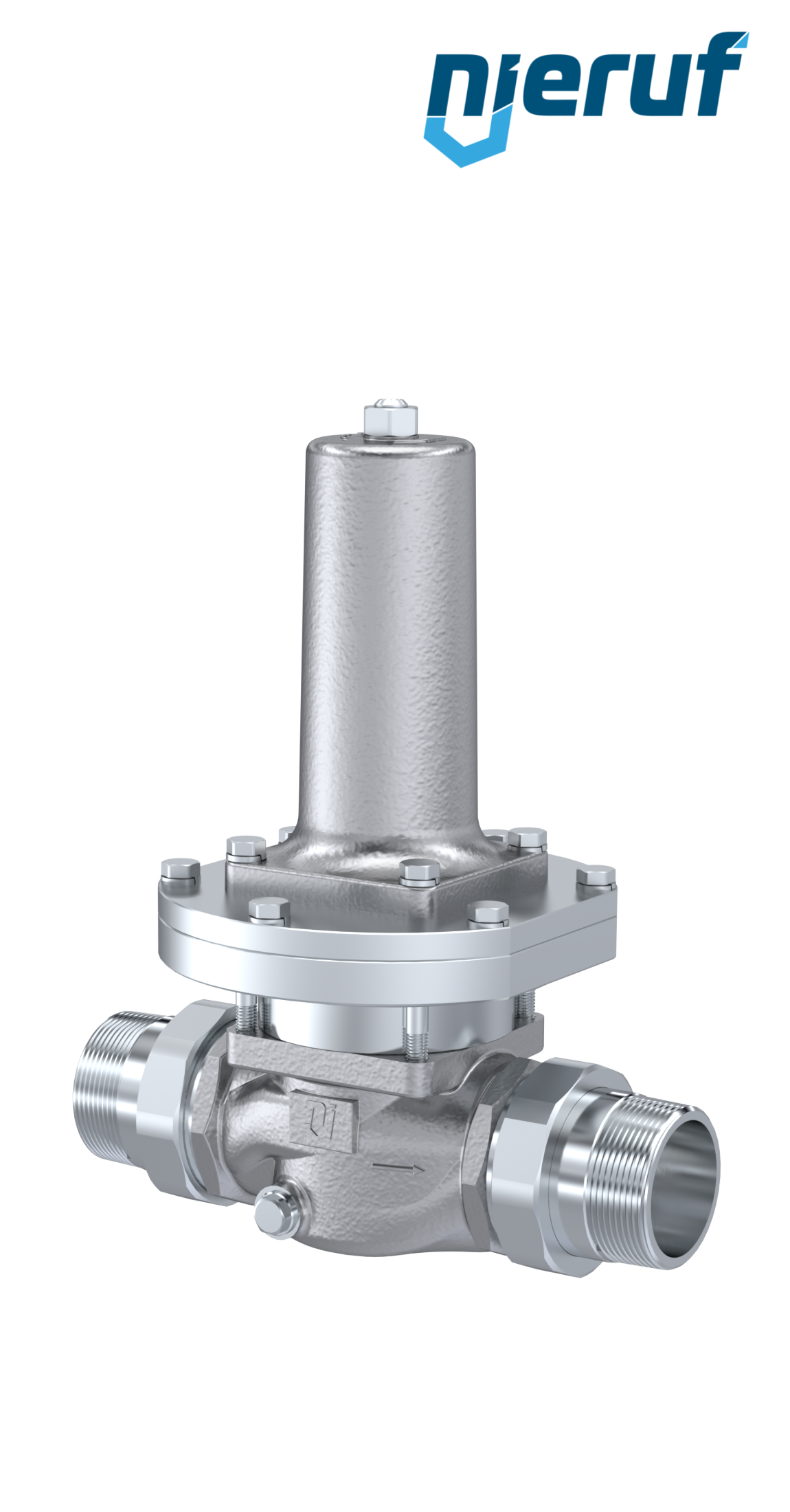 Niederdruck-Druckminderer Außengewinde 1 1/2" Zoll DM19 Edelstahl EPDM FDA 0,2 - 2,0 bar