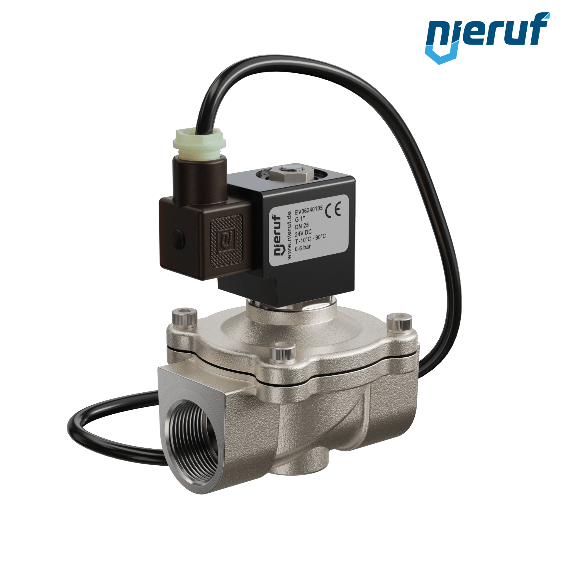 ATEX-Magnetventil DN25 G 1" Zoll NBR 24V DC