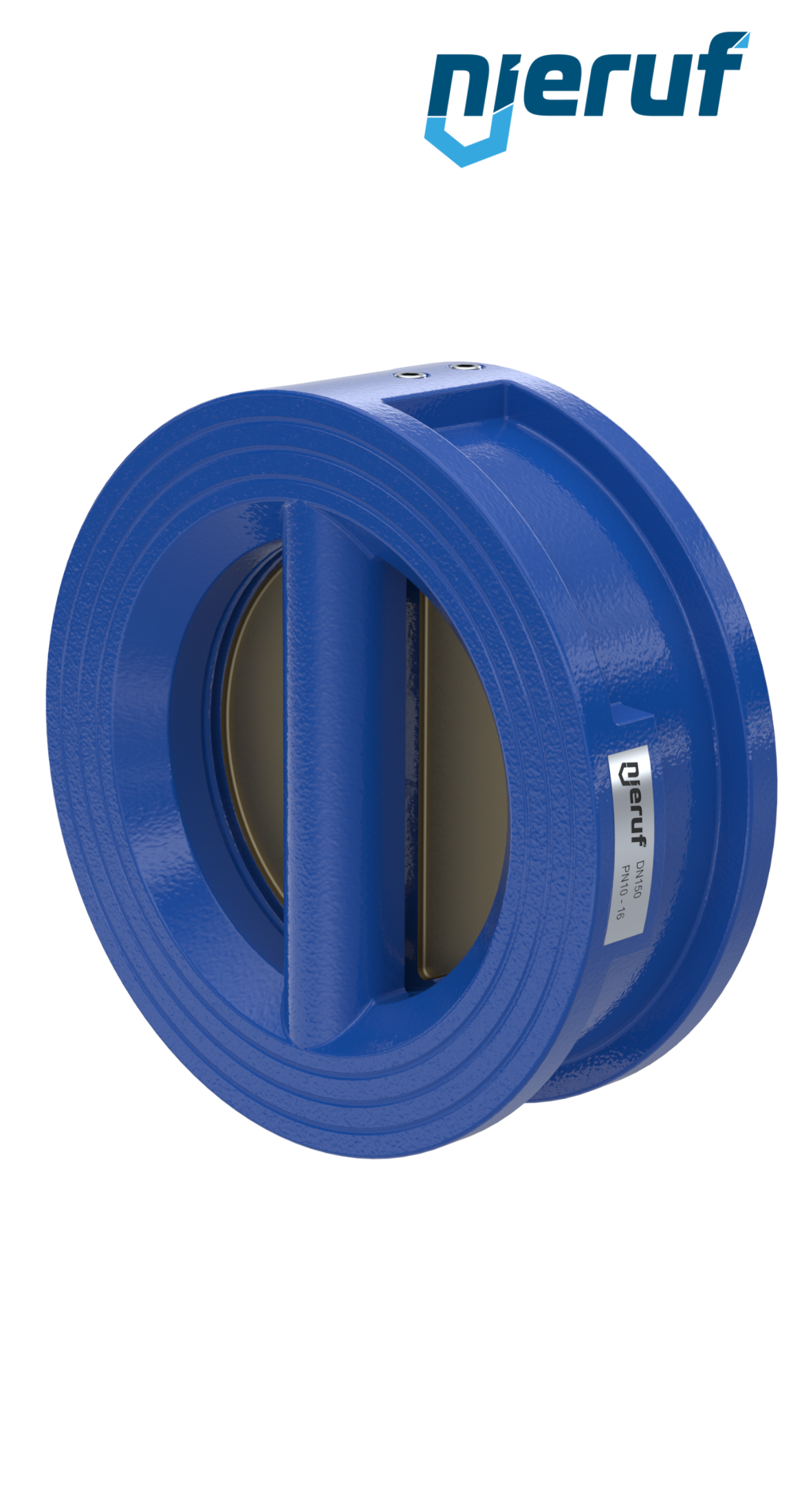 Doppelflügel-Rückschlagklappe DN150 DR04 GGG40 EPDM