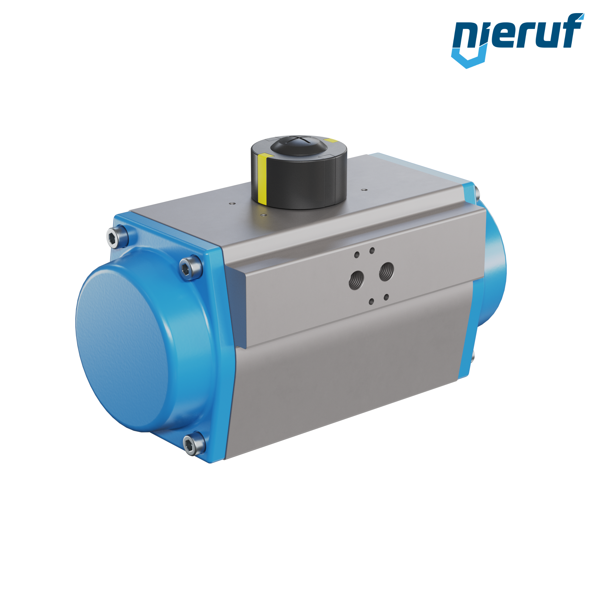 Pneumatischer Antrieb AN02 einfachwirkend, federöffnend GS-105 90° mit 7 Feder