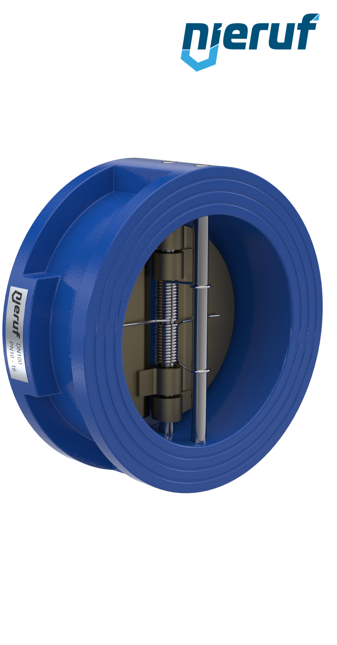 Doppelflügel-Rückschlagklappe DN100 DR04 GGG40 NBR