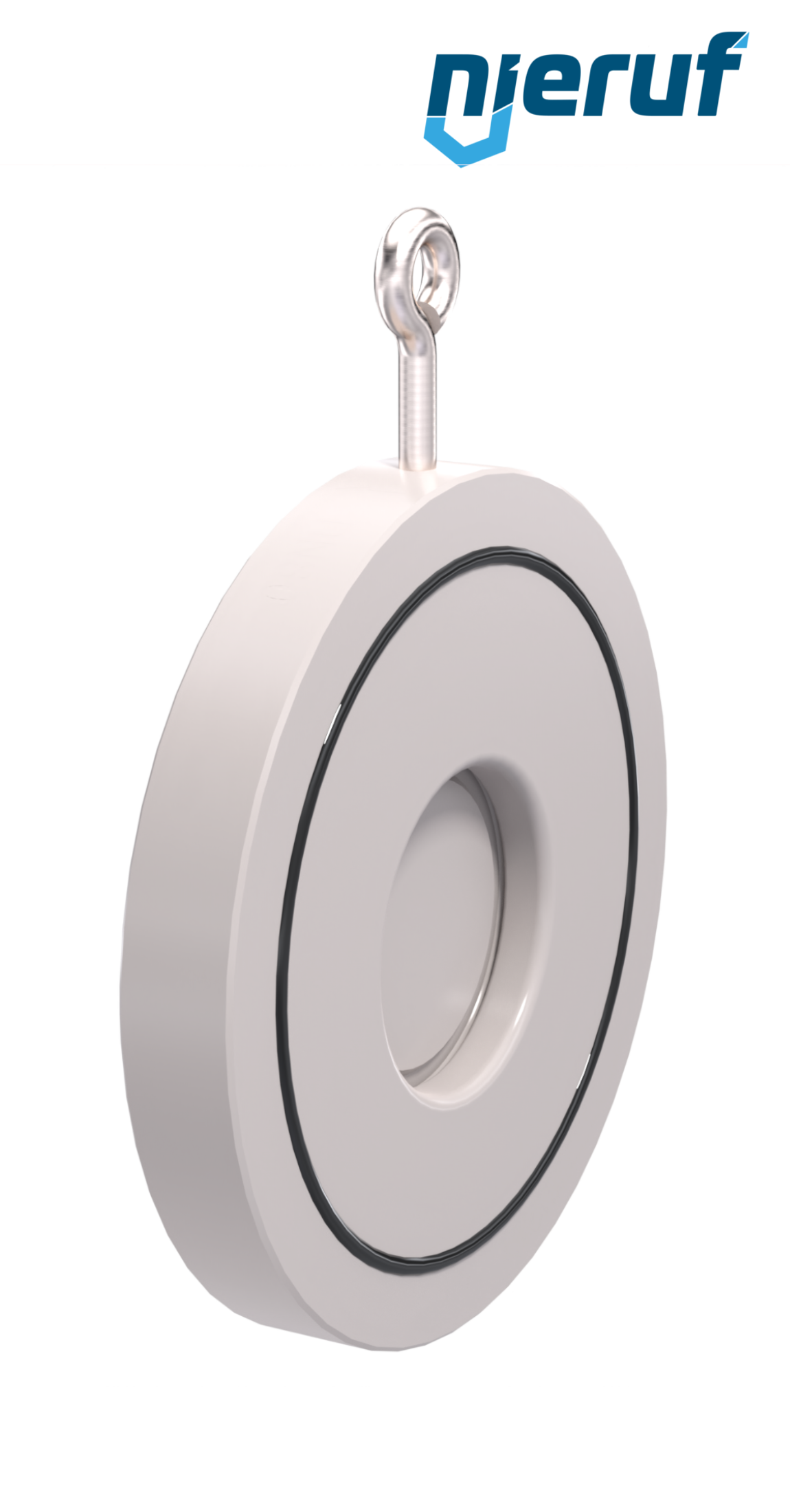Zwischenflansch-Rückschlagklappe DN40 ZR12 Kunststoff PVDF PTFE
