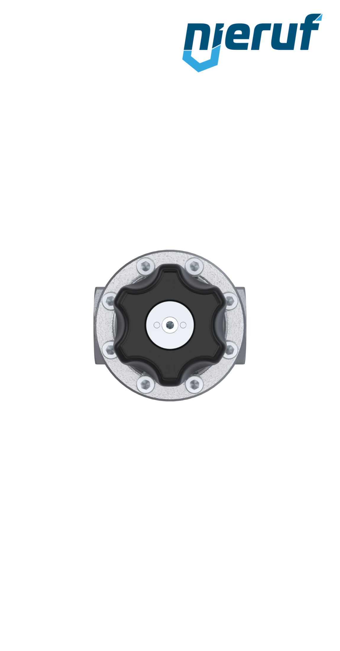 Präzisions-Druckregler mit Sekundärentlüftung 1 1/2" Zoll DM15 Edelstahl EPDM 0,5 - 15 bar