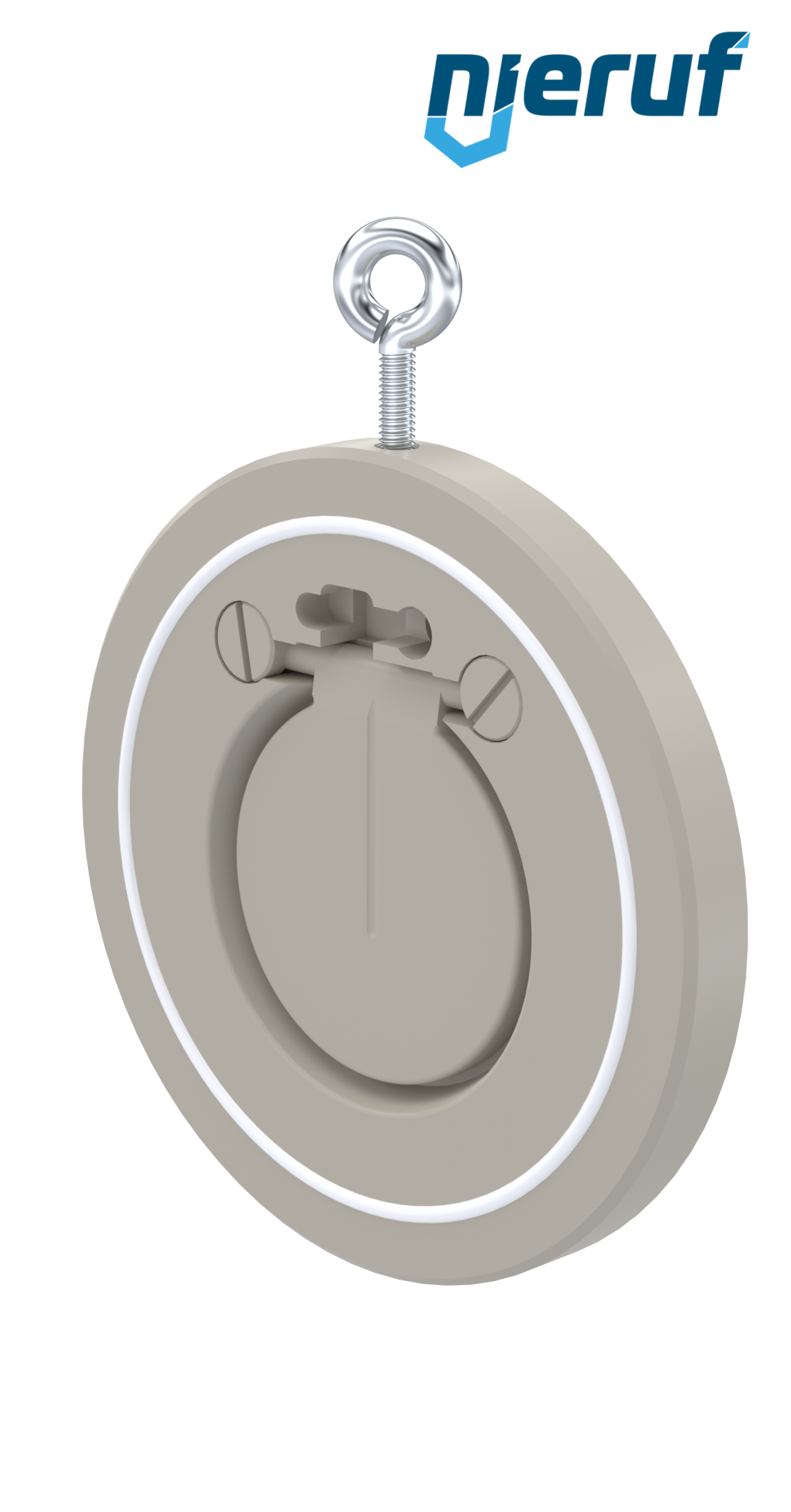 Zwischenflansch-Rückschlagklappe DN65 ZR06 Kunststoff PP-H PTFE