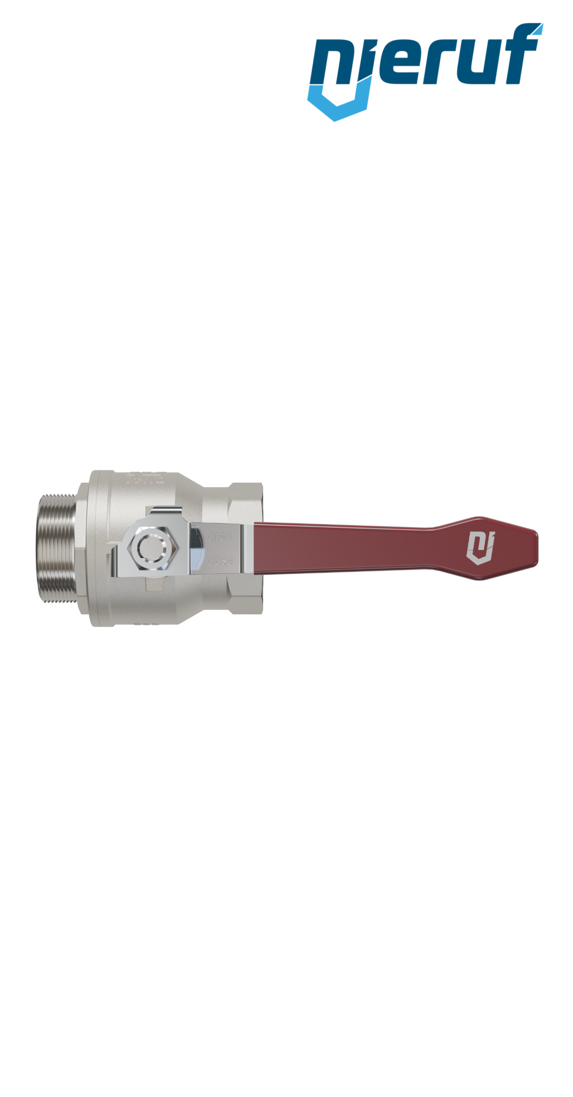 2 Wege Kugelhahn DN40 - 1 1/2" Zoll GK01 Innen- x Aussengewinde
