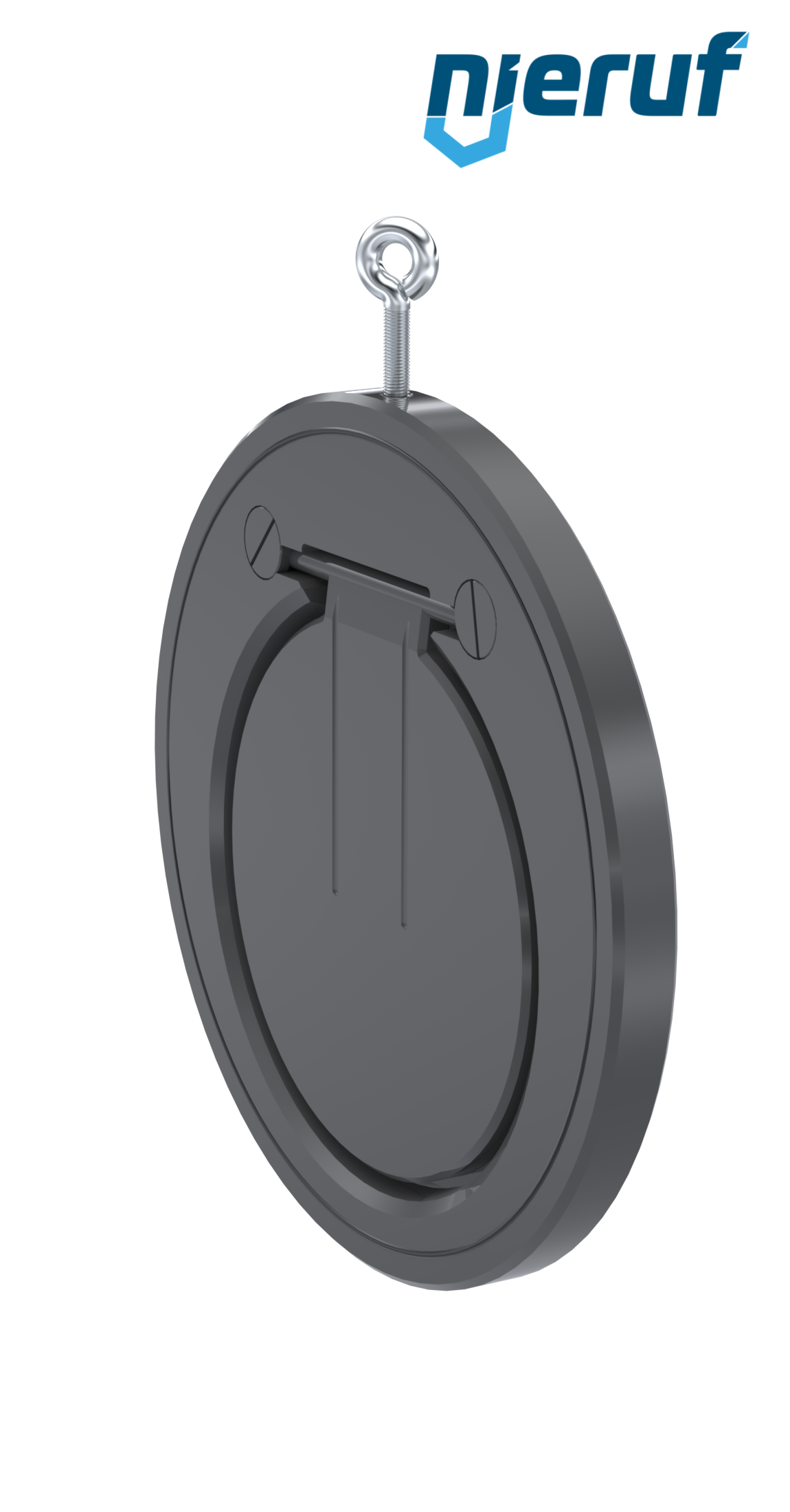 Zwischenflansch-Rückschlagklappe DN200 ZR05 Kunststoff PVC-U EPDM