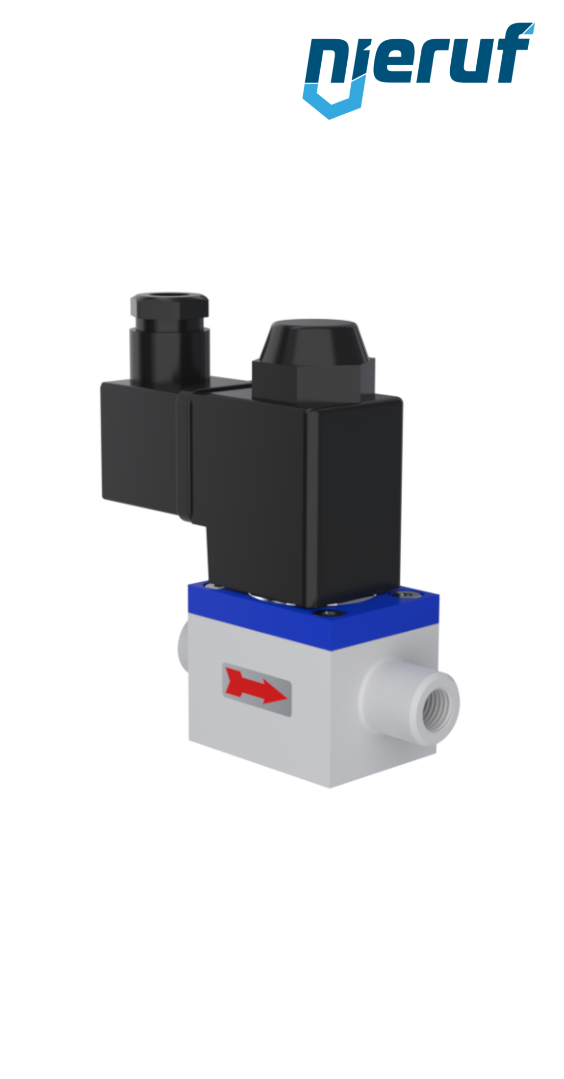 PVC-Magnetventil DN4,0 KV02 EPDM 24V DC