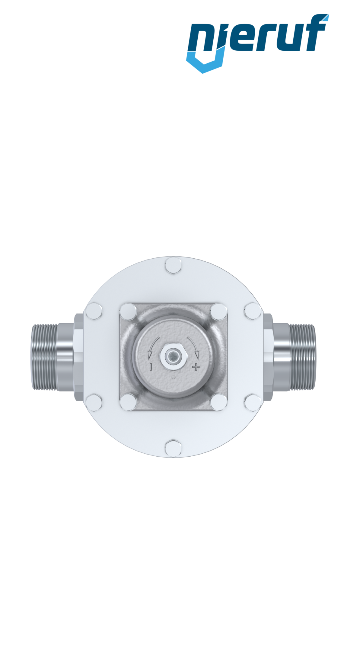 Niederdruck-Druckminderer Außengewinde 1 1/2" Zoll DM12 Edelstahl FKM 0,2 - 2,0 bar