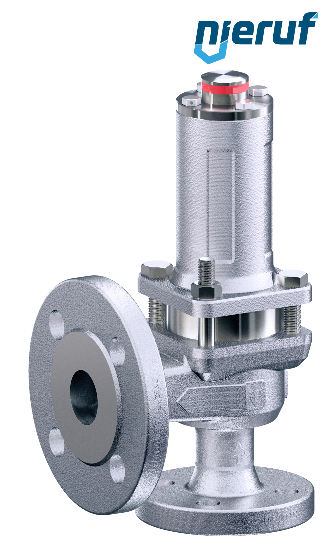 Flansch-Sicherheitsventil DN100/DN150 SF04, Edelstahl 1.4408 metall, ohne Anlüftung