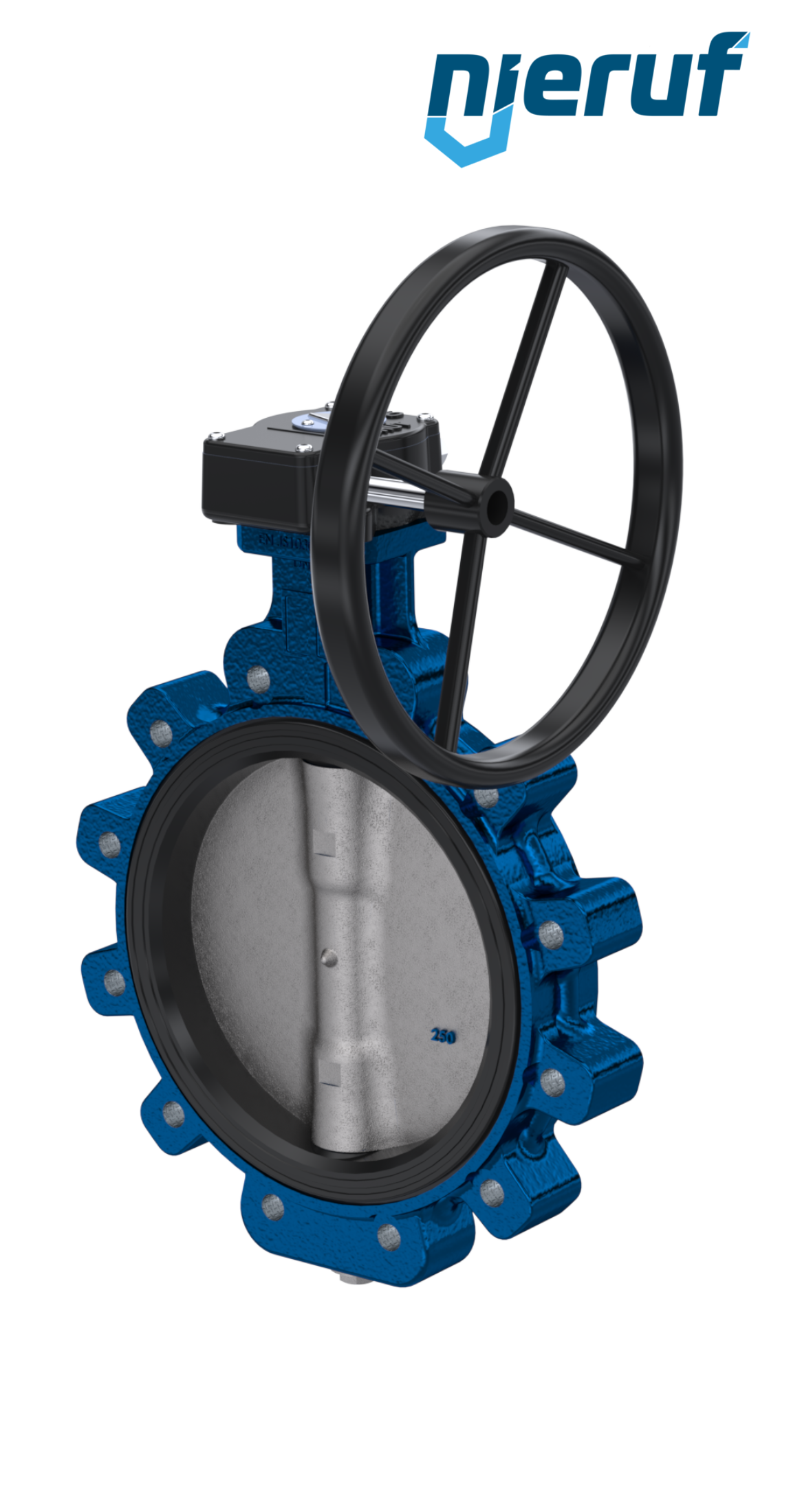 Absperrklappe AK02 DN 300  PN10 DVGW-Trinkwasser Schneckenradgetriebe
