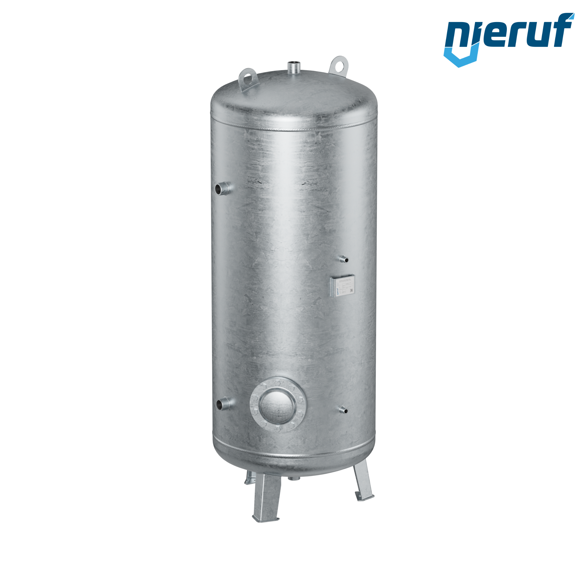 Vakuumbehälter stehend BE03 750 Liter, -1-3 bar, Stahl feuerverzinkt