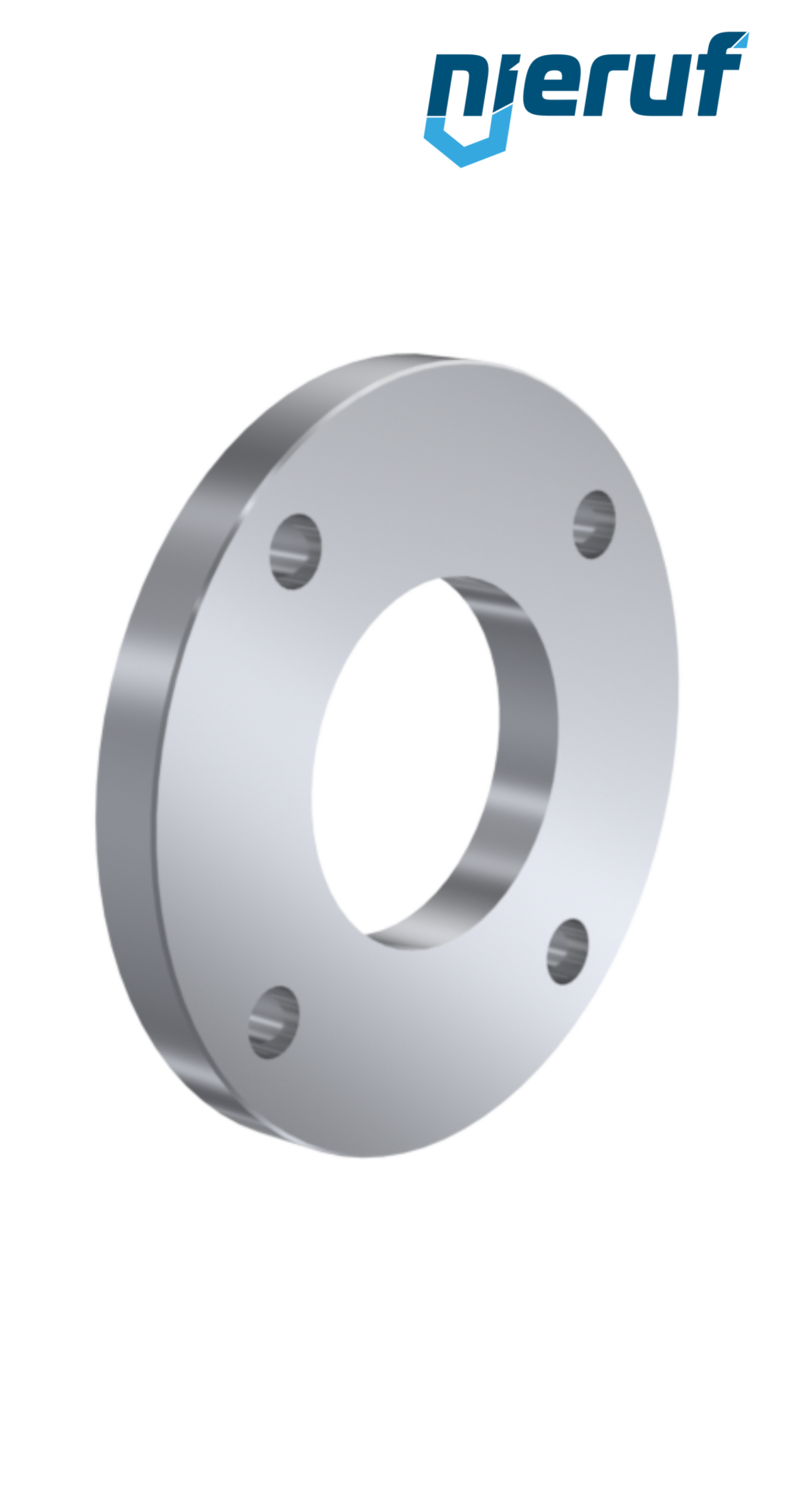 Edelstahl geschmiedeter säurebeständig Glatter Flansch DN250 Ø 273 mm PN16  (EN1092-1/01B) aus Edelstahl 1.4541 / 321