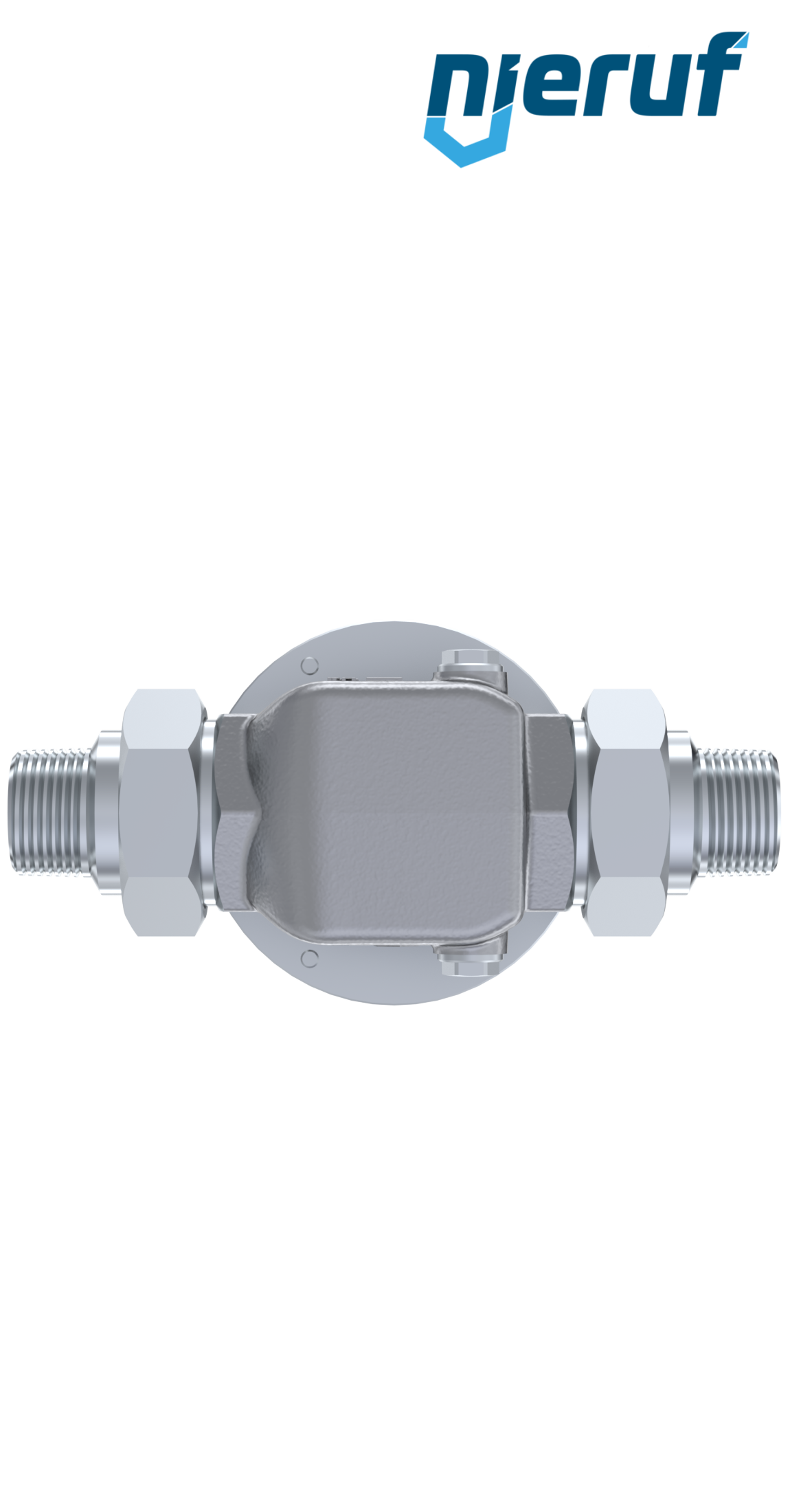 Niederdruck-Druckminderer Außengewinde 1" Zoll DM12 Edelstahl FKM 0,2 - 2,0 bar