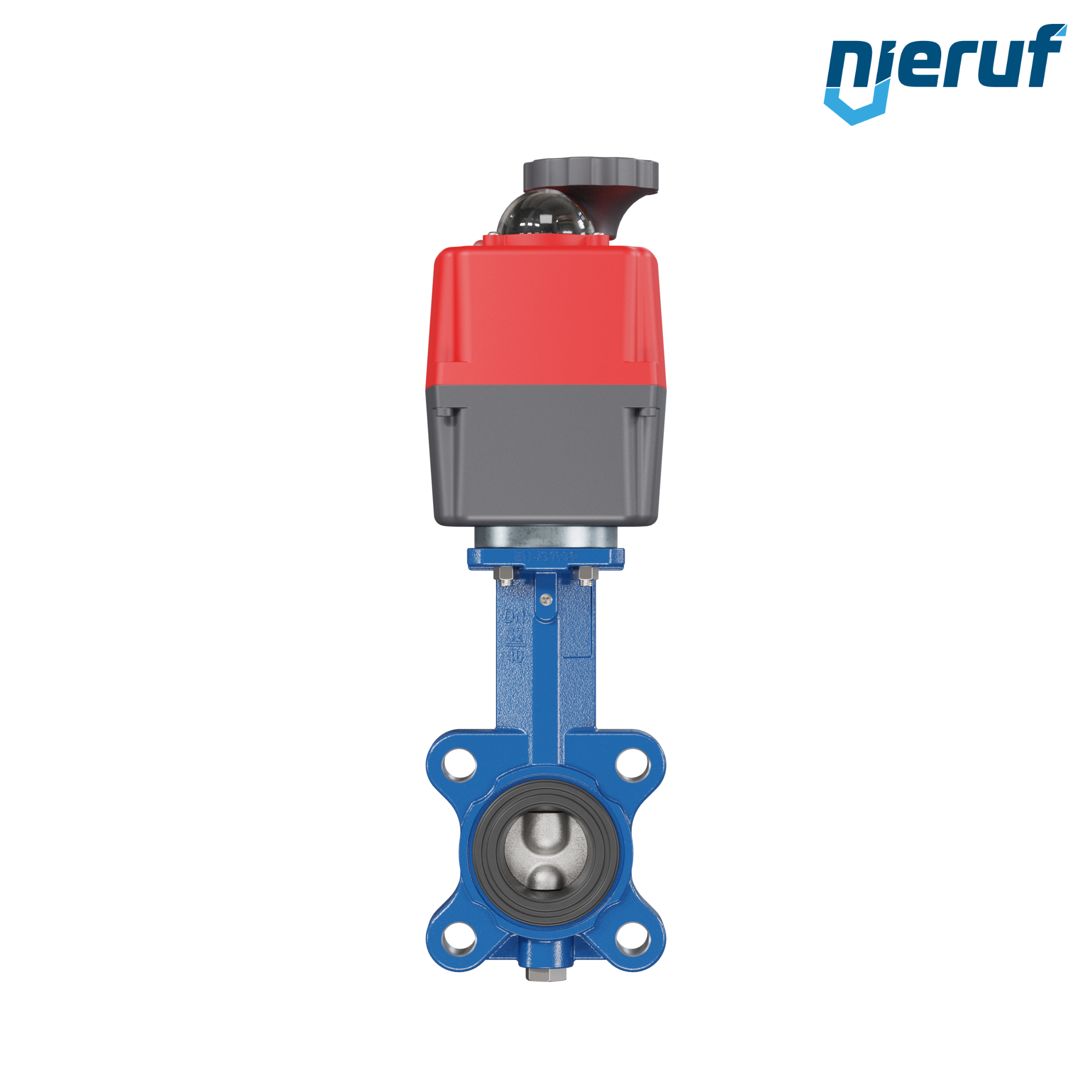 Absperrklappe DN 40 mit Gewindeaugen elektrischer Antrieb 24-240V FDA
