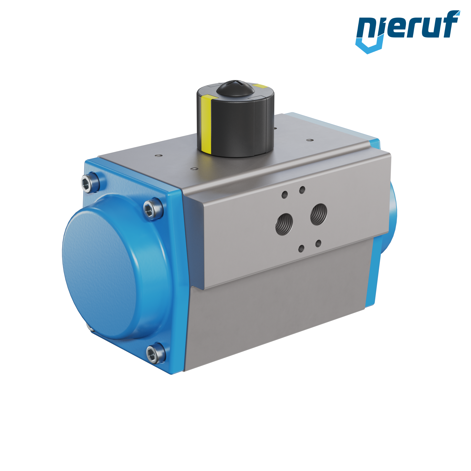 Pneumatischer Antrieb AN02 einfachwirkend, federöffnend GS-075 90° mit 11 Feder