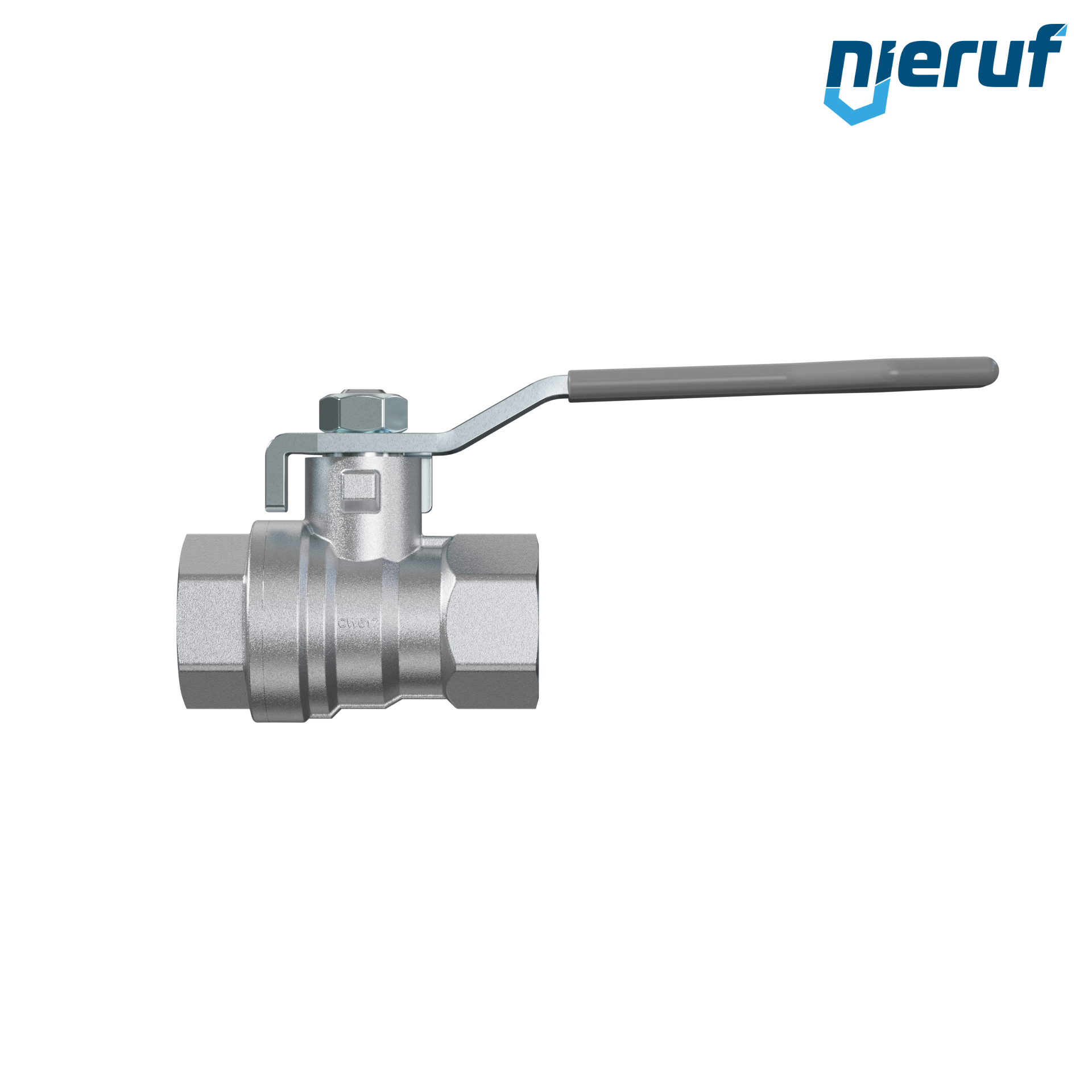 valvola a sfera in ottone DN8 - 1/4" pollici GK02 gas e acqua potabile DVGW