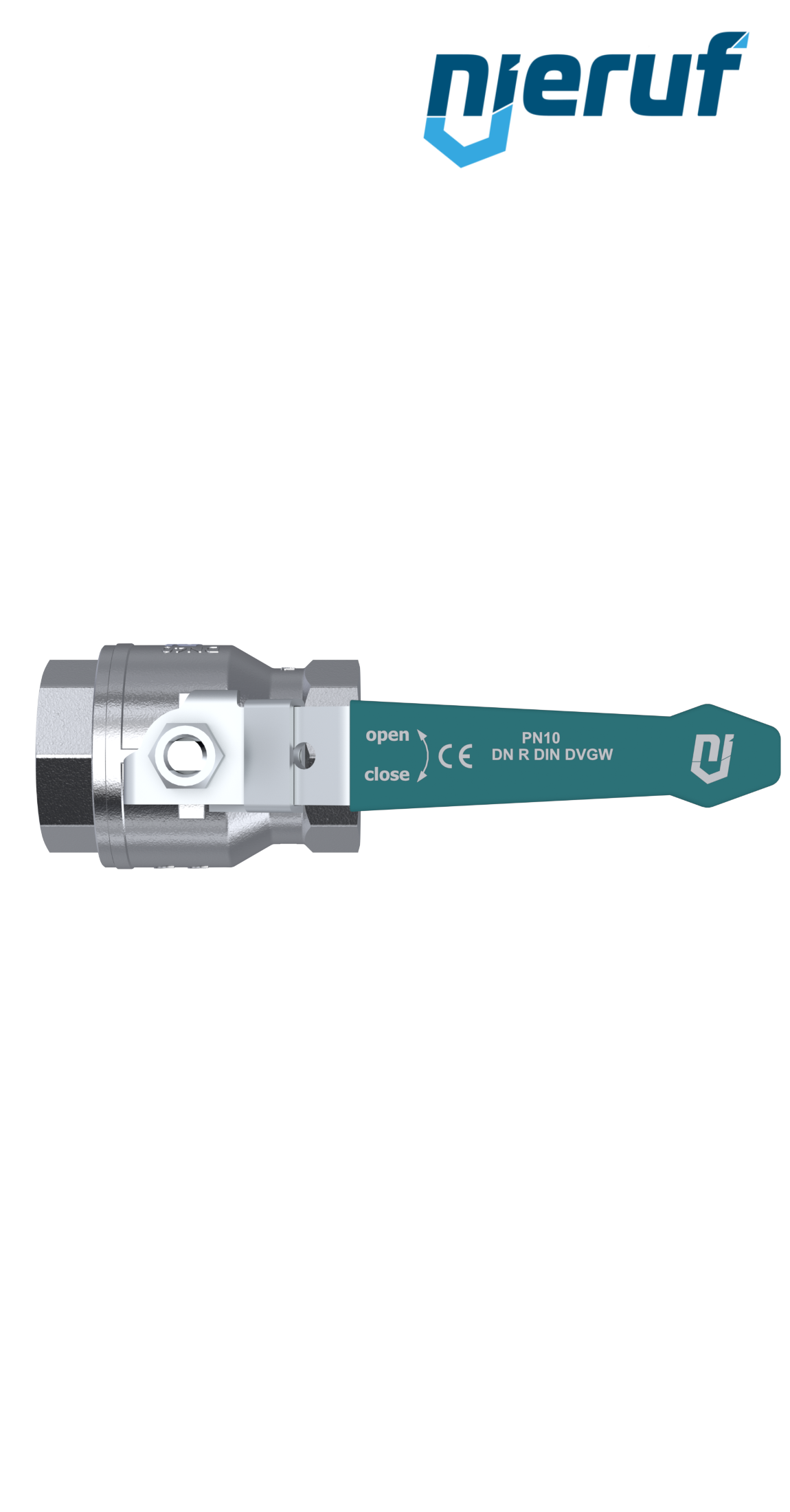 Trinkwasser-Kugelhahn DN32 - 1 1/4" Zoll GK05