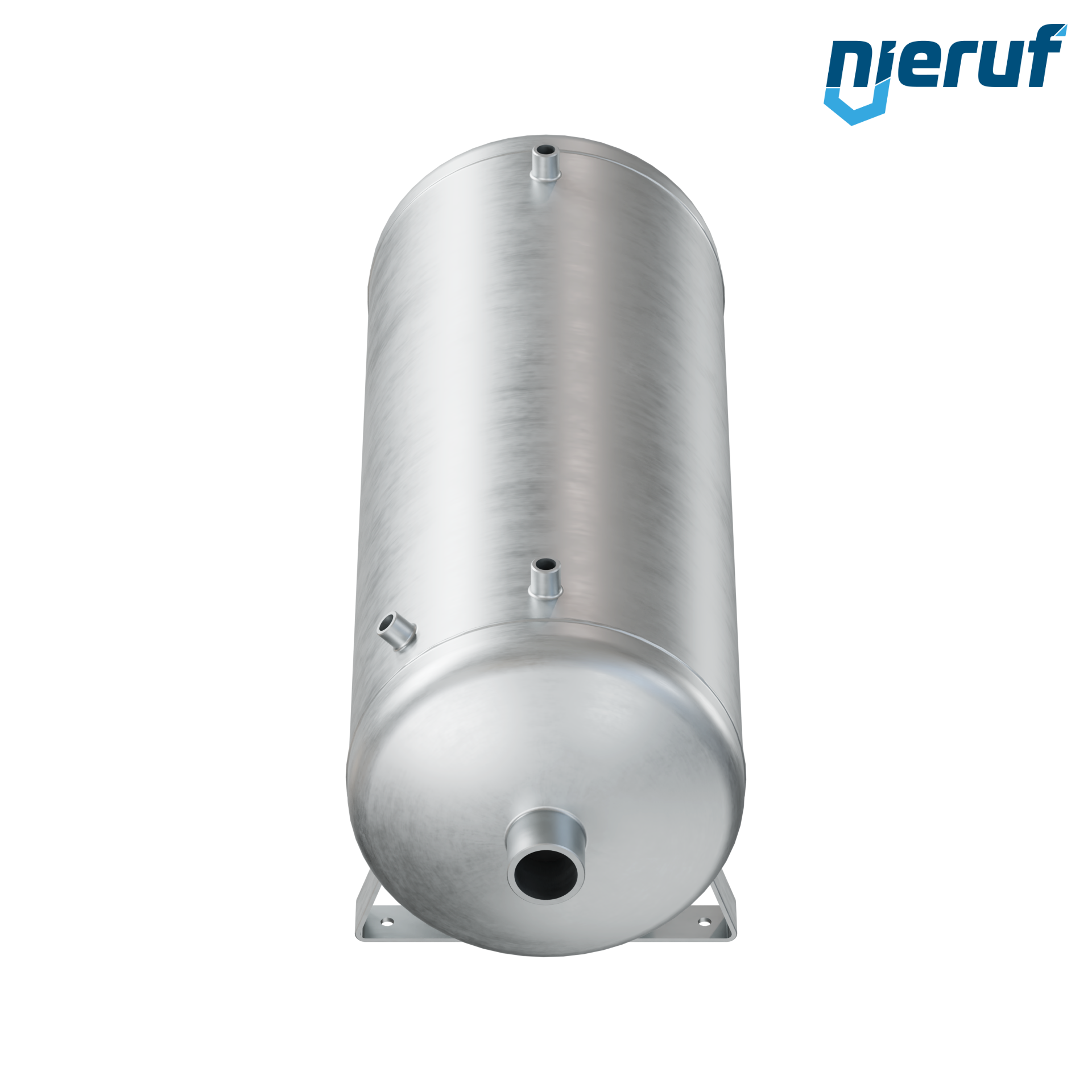 Druckbehälter liegend BE01 90 Liter, 0-11 bar, Stahl grundiert