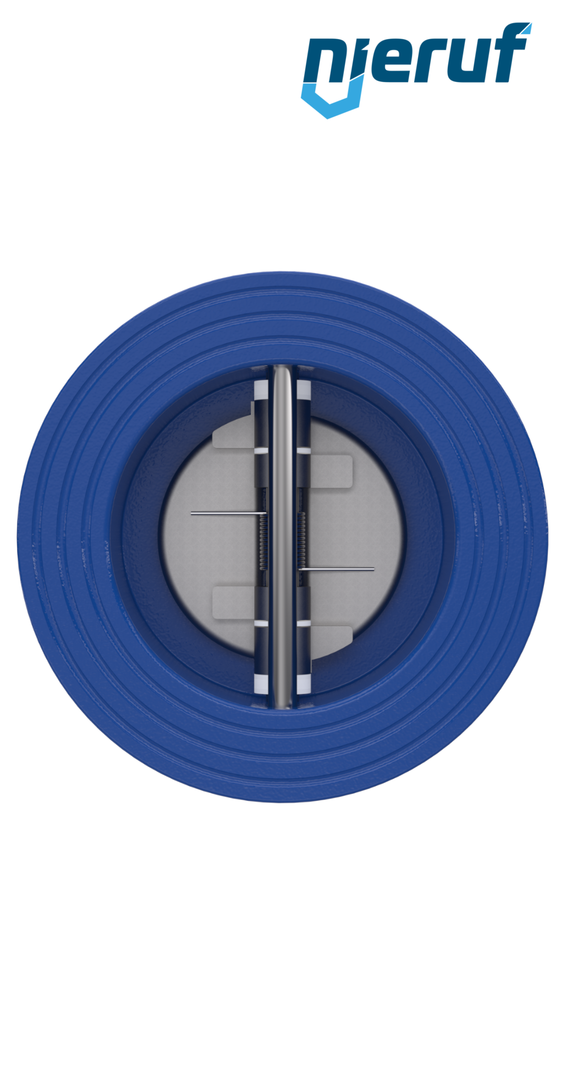 Doppelflügel-Rückschlagklappe DN50 DR02 GGG40 FKM (Viton)