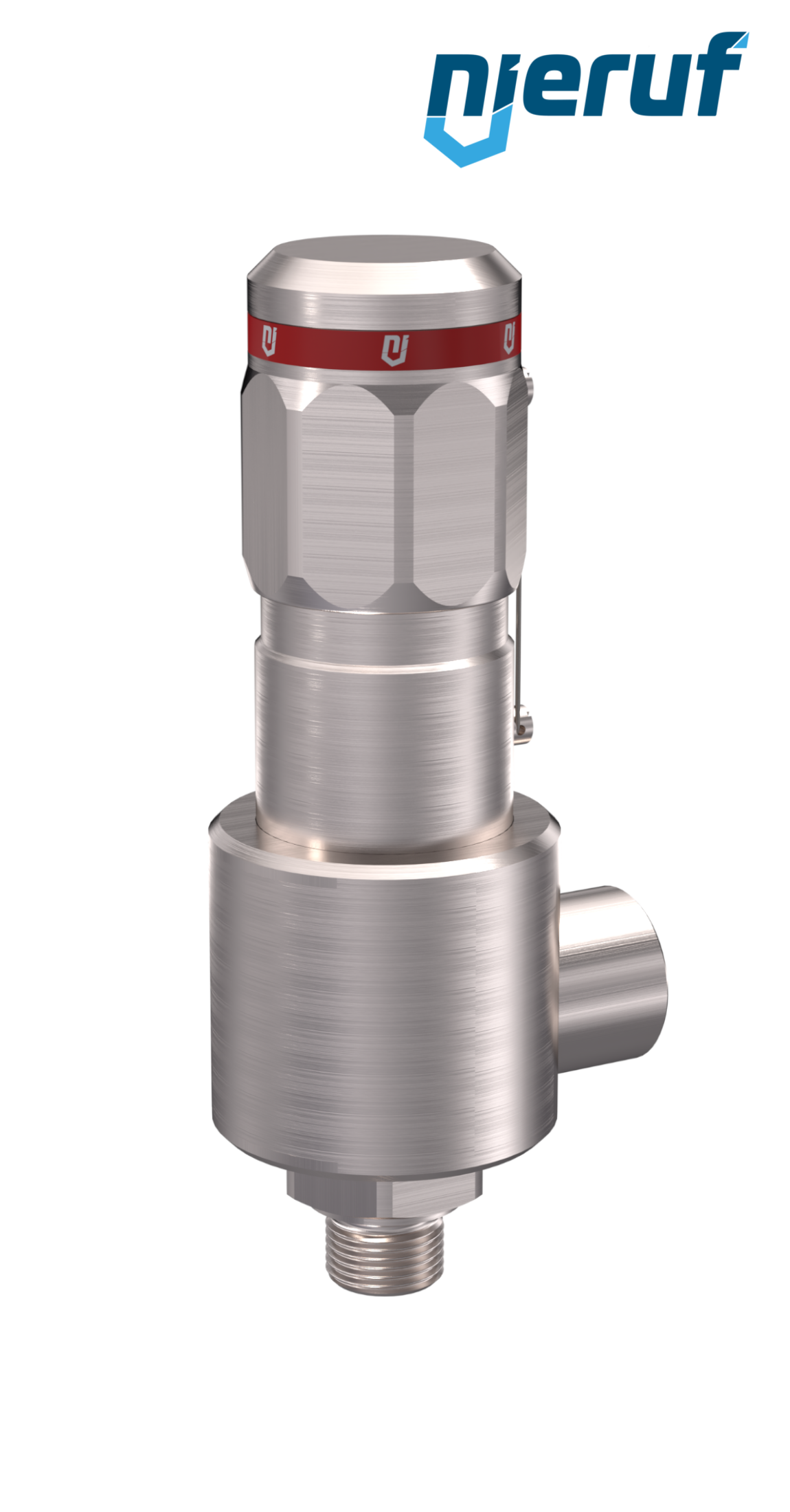 Sicherheitsventil DN10 3/4" AG X 3/4" IG SV15, MD / PAI, ohne Anlüftung, Eck-Ausführung, >350,0 bar - 630,0 bar
