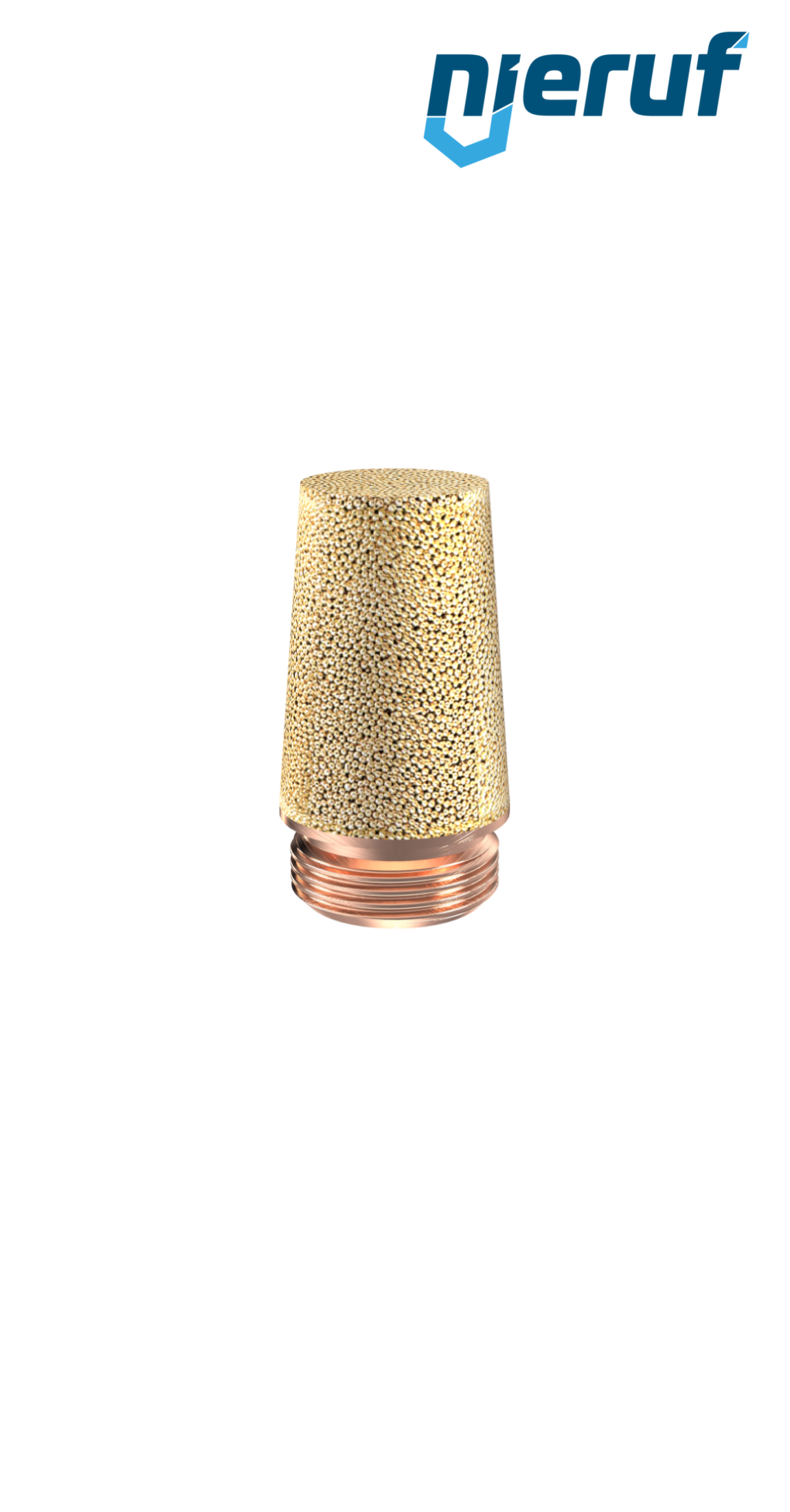 Schalldämpfer 1/4" Zoll aus Sinterbronze Schalldämpfer 1/4" Zoll aus Sinterbronze