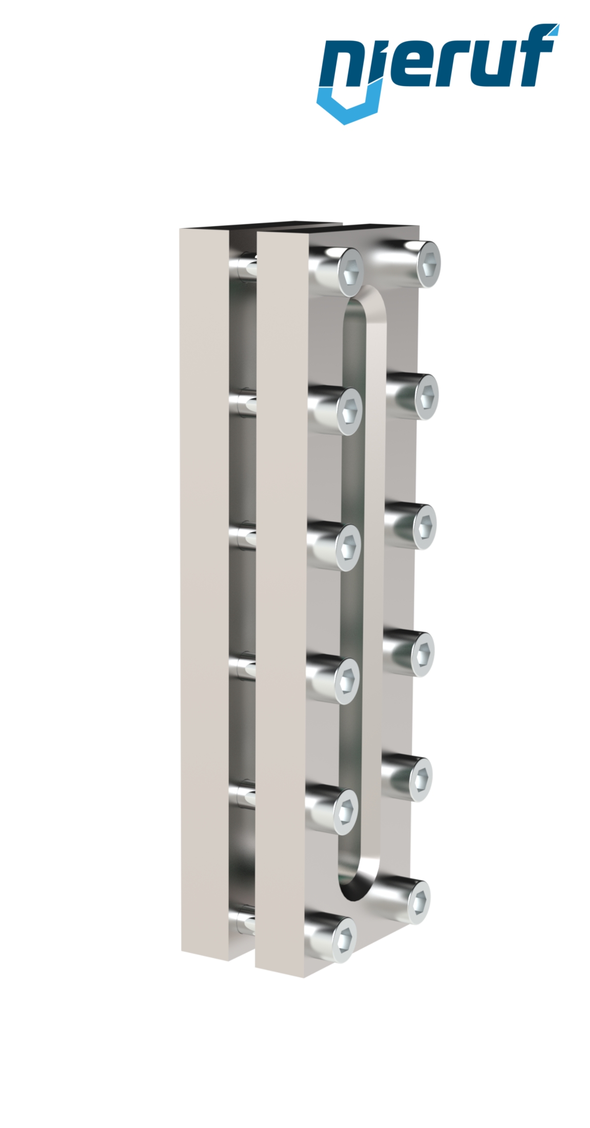 Behälter-Schauglas L=170mm  BS03 Edelstahl 1.4571 Borosilikatglas, Reflex 16bar