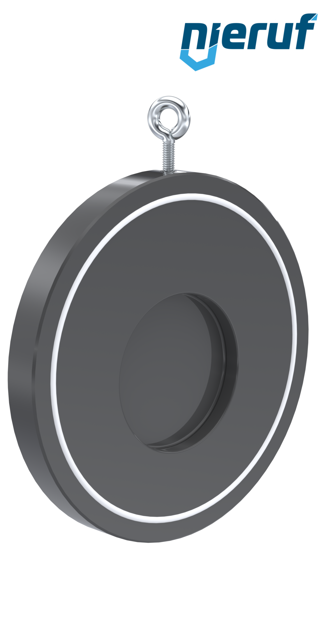 Zwischenflansch-Rückschlagklappe mit Feder DN100 ZR07 Kunststoff PVC-U PTFE